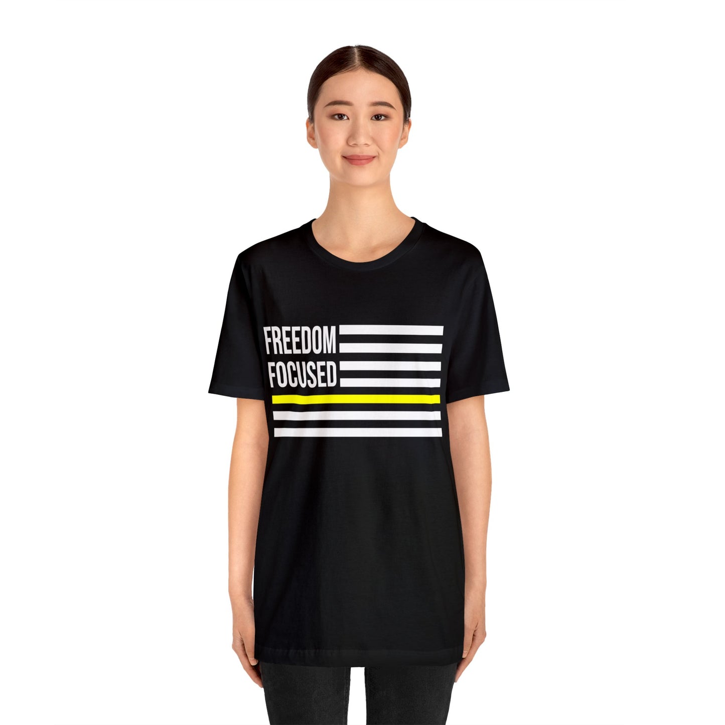 Freedom Collection (Thin Yellow Line) - Unisex Fuser T-shirt