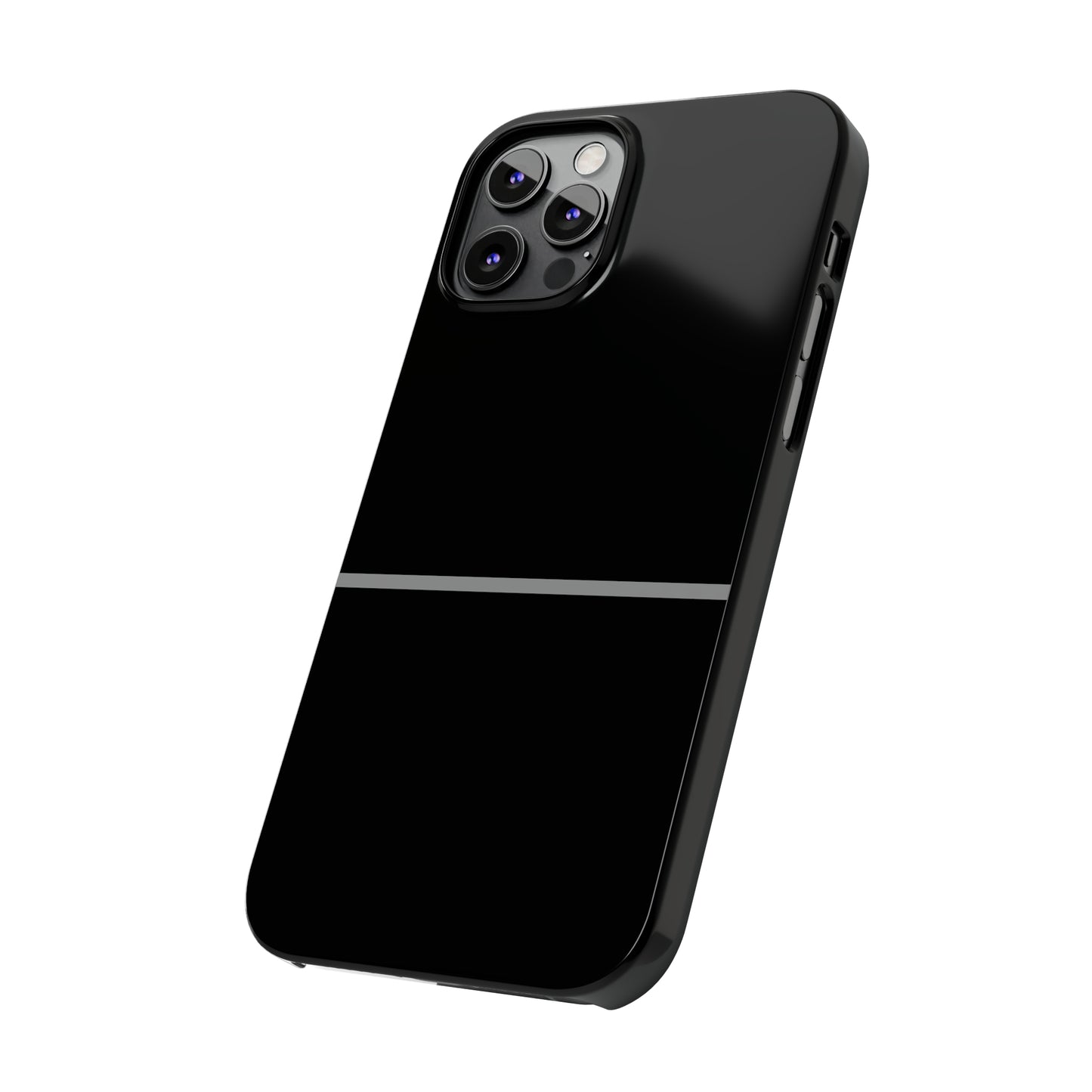 Thin Line Collection (Thin Silver Line) - iPhone Cases