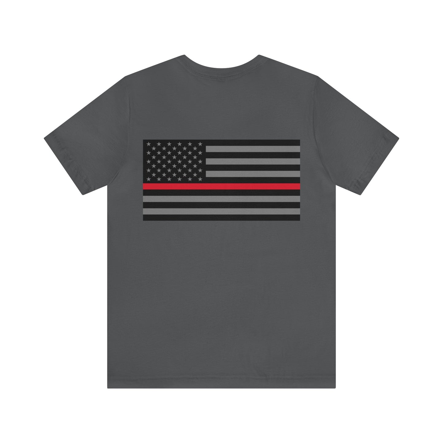 Never Forget Collection (Thin Red Line) - Unisex Fuser T-shirt