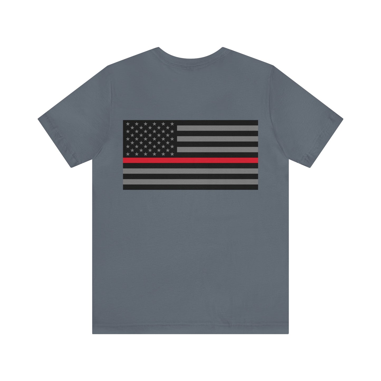 Never Forget Collection (Thin Red Line) - Unisex Fuser T-shirt