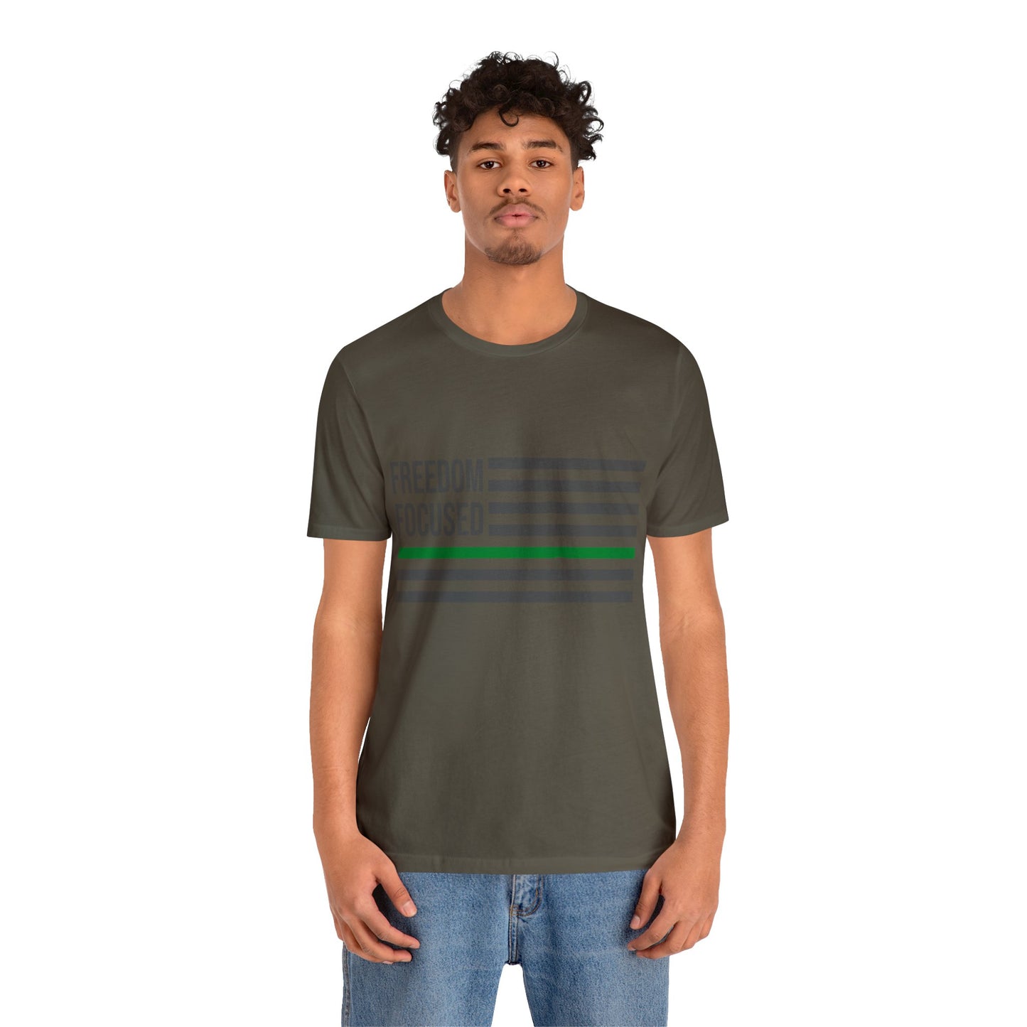 Freedom Collection (Thin Green Line) - Unisex Jersey Short Sleeve