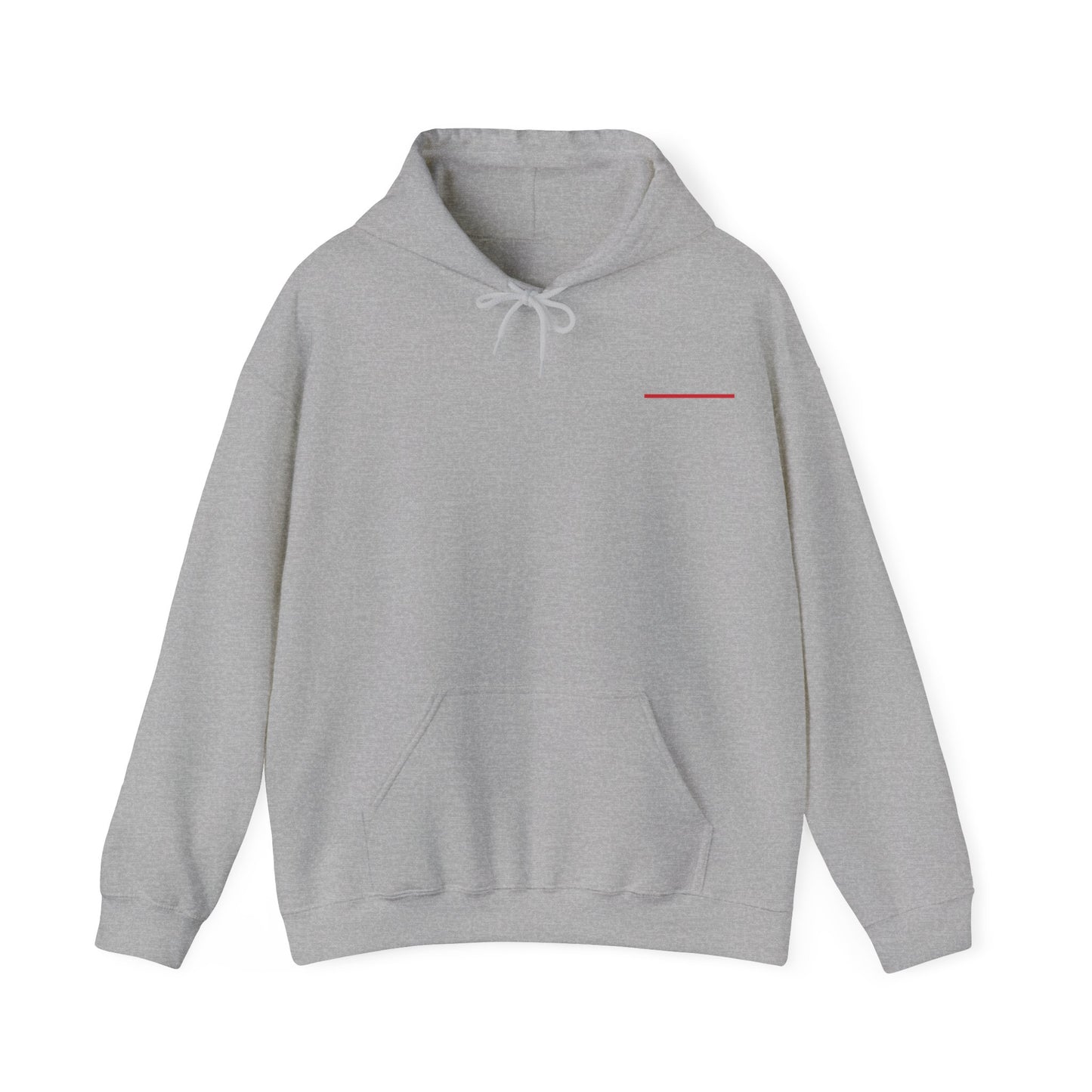 Thin Line Collection (Thin Red Line) - Unisex Cruiser Hoodie
