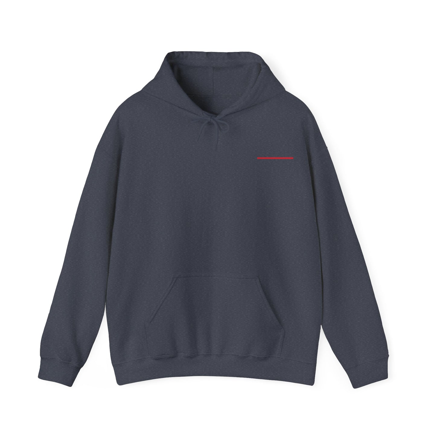 Thin Line Collection (Thin Red Line) - Unisex Cruiser Hoodie