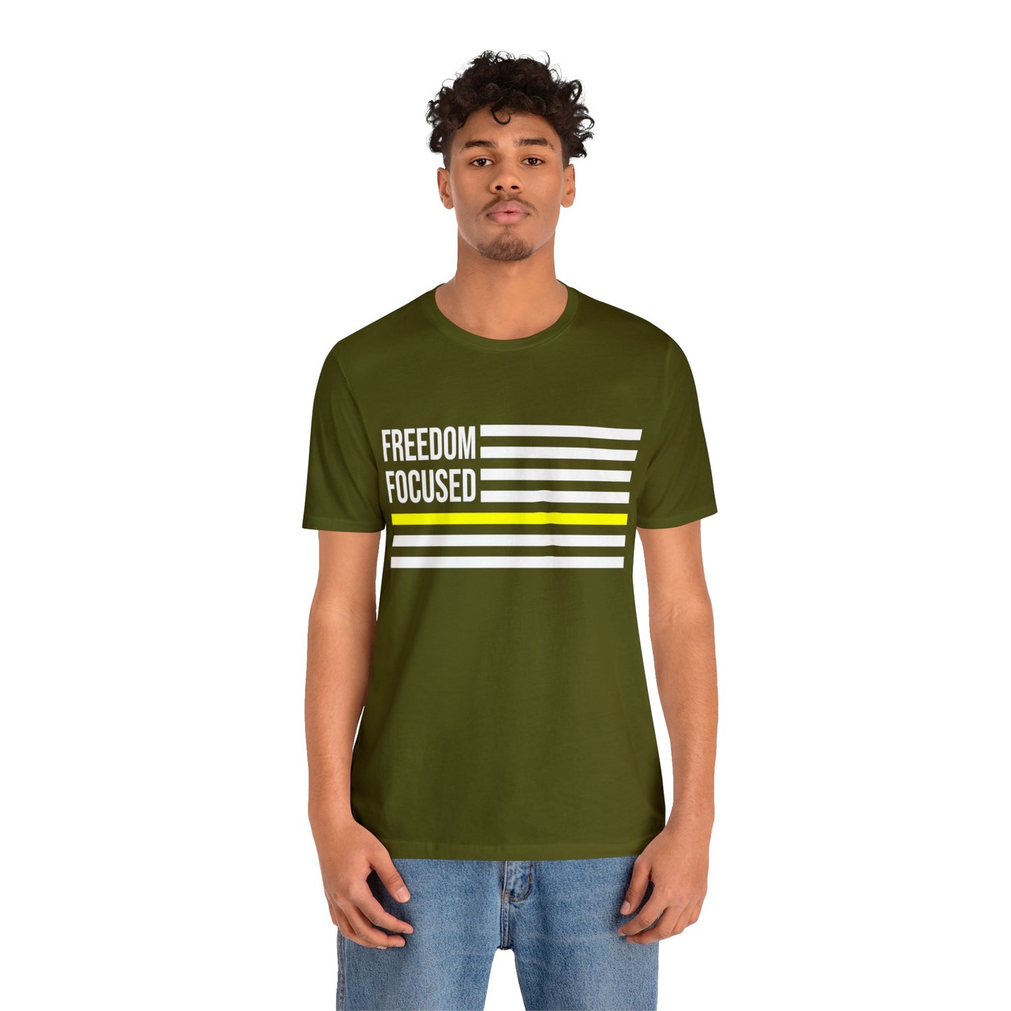 Freedom Collection (Thin Yellow Line) - Unisex Fuser T-shirt