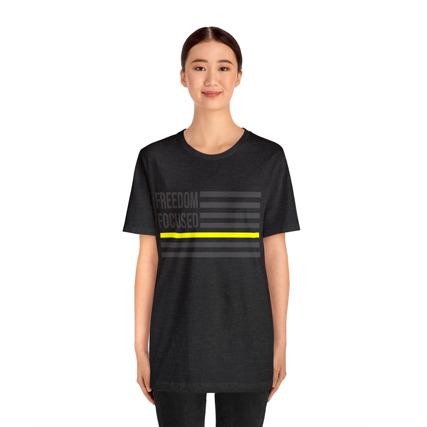 Freedom Collection (Thin Yellow Line) - Unisex Jersey Short Sleeve
