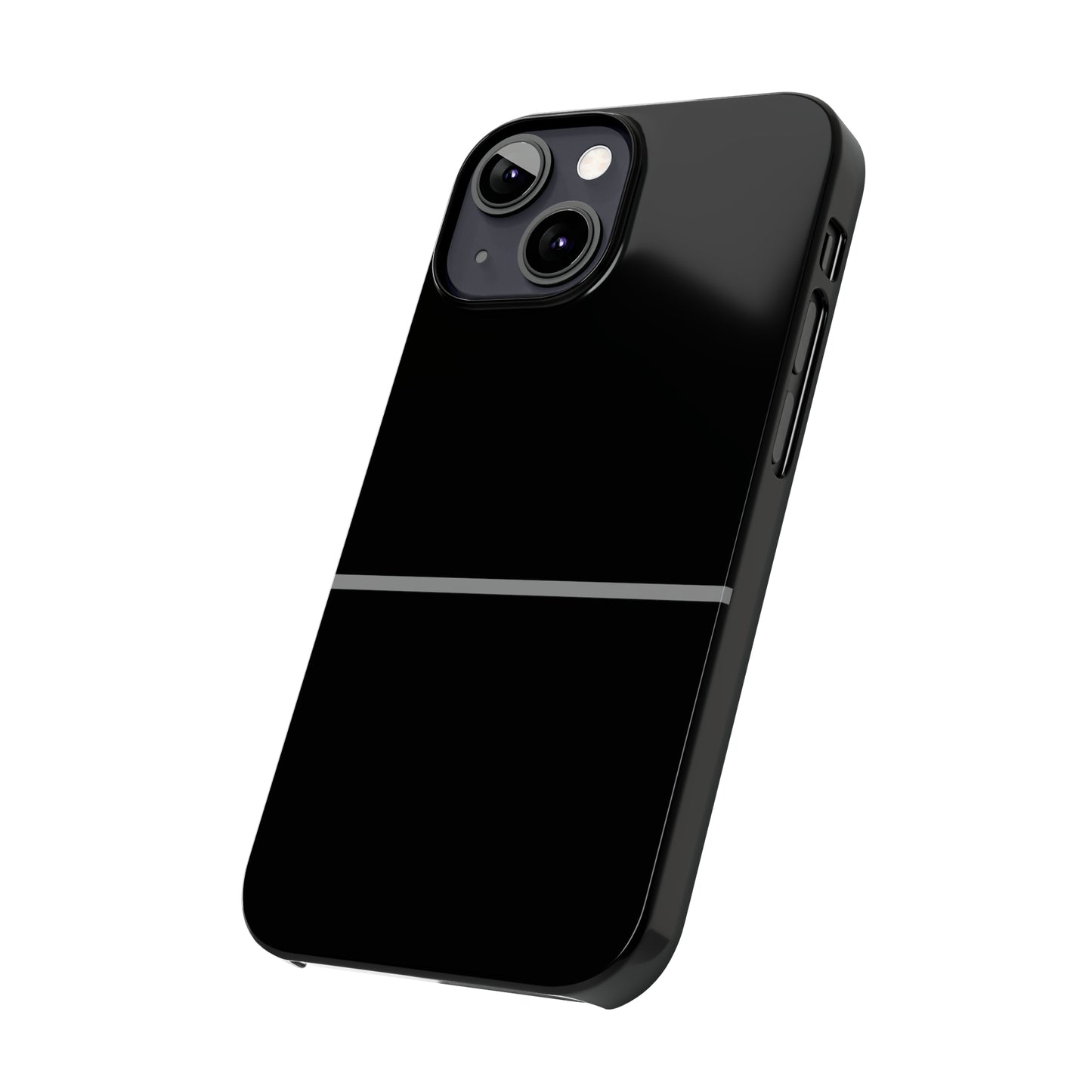 Thin Line Collection (Thin Silver Line) - iPhone Cases