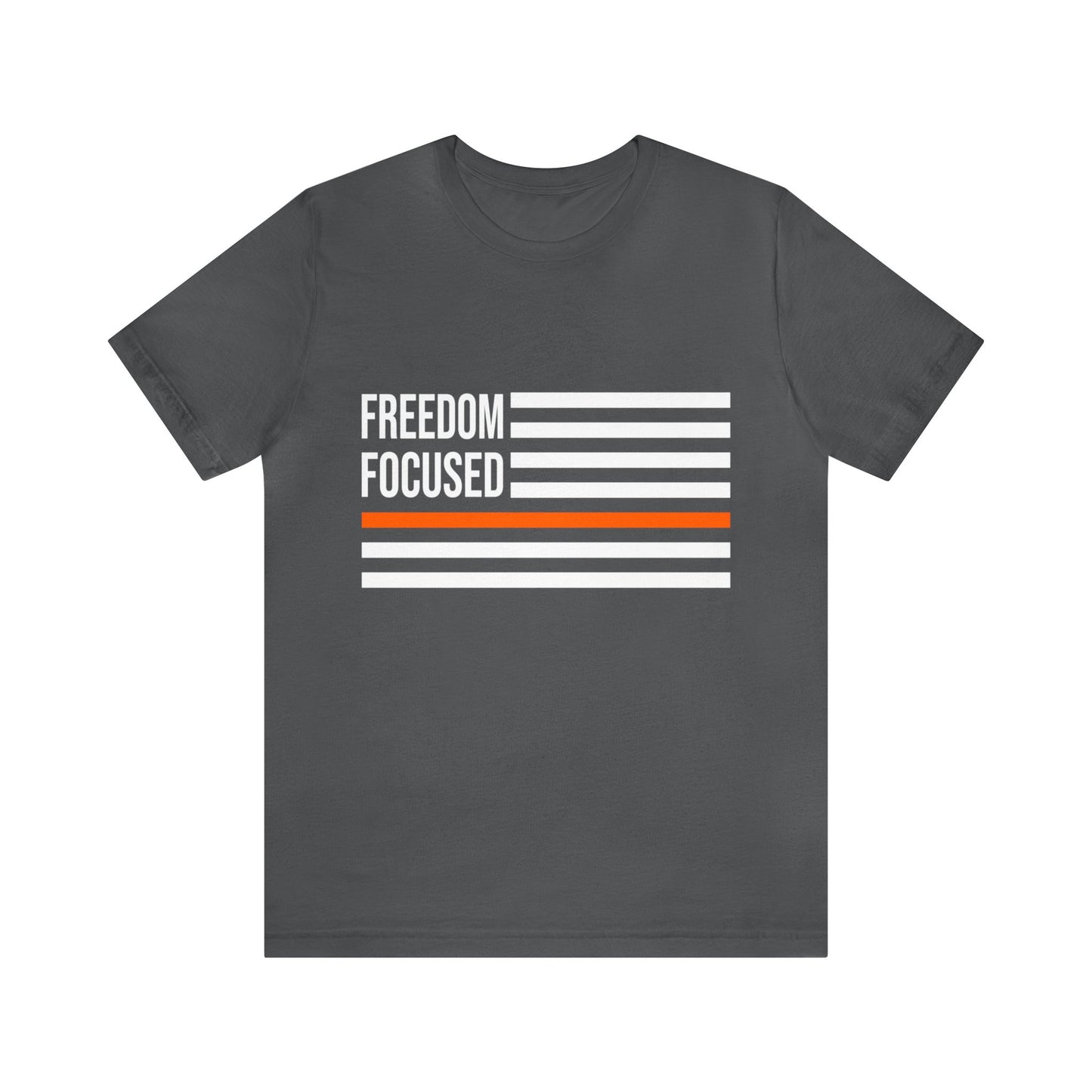 Freedom Collection (Thin Orange Line) - Unisex Fuser T-shirt