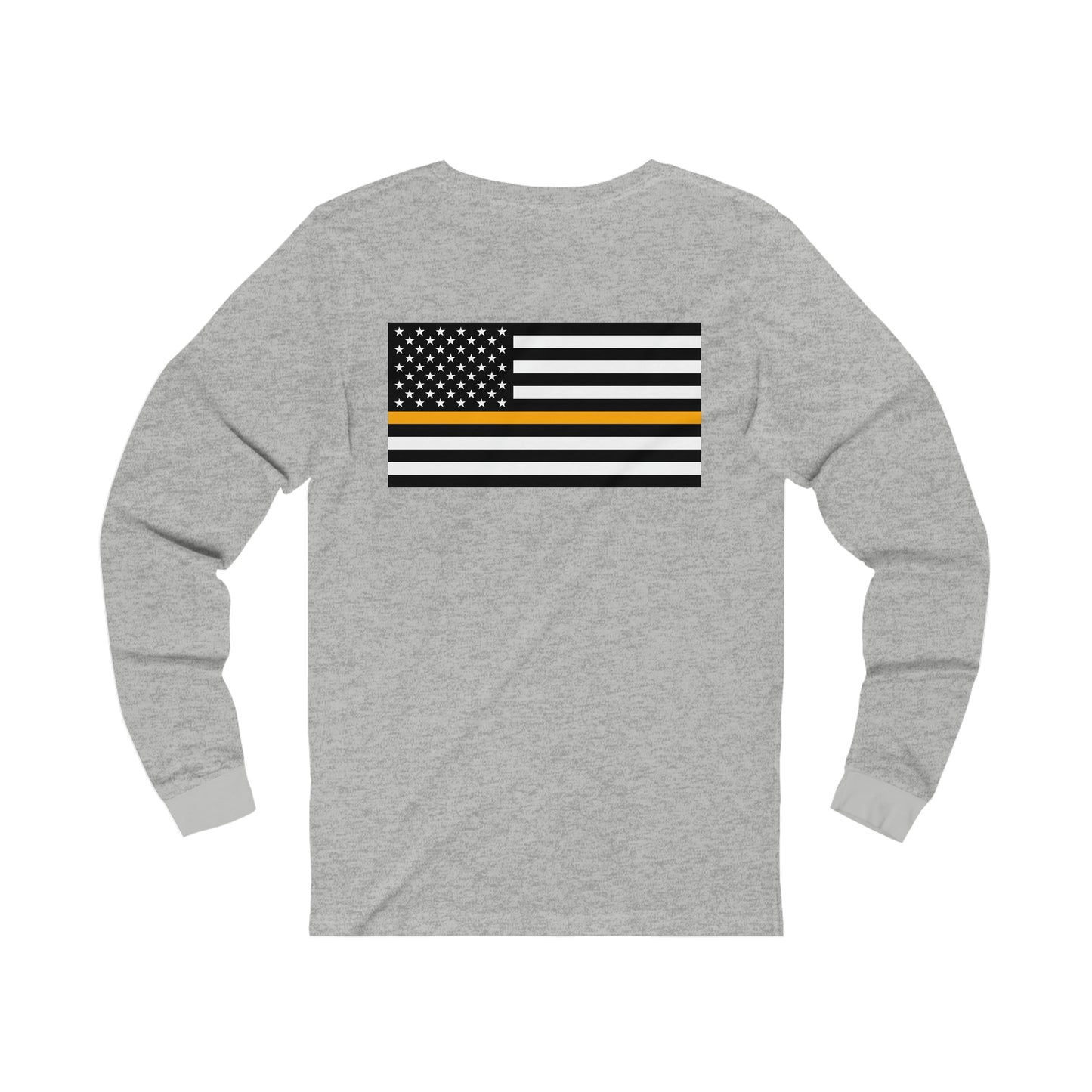Standard Collection (Thin Orange Line) - Unisex Jersey Long Sleeve Tee