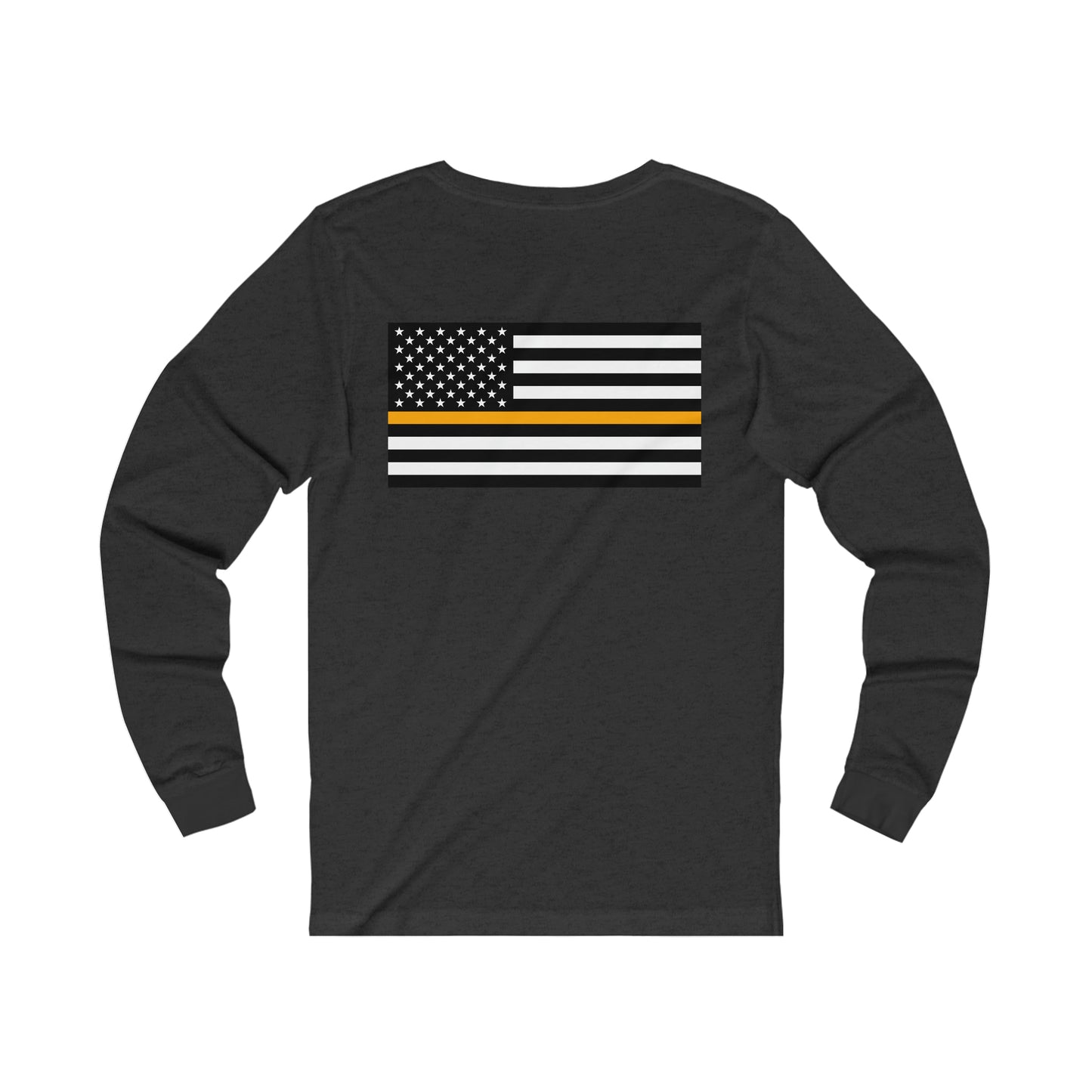 Standard Collection (Thin Orange Line) - Unisex Jersey Long Sleeve Tee