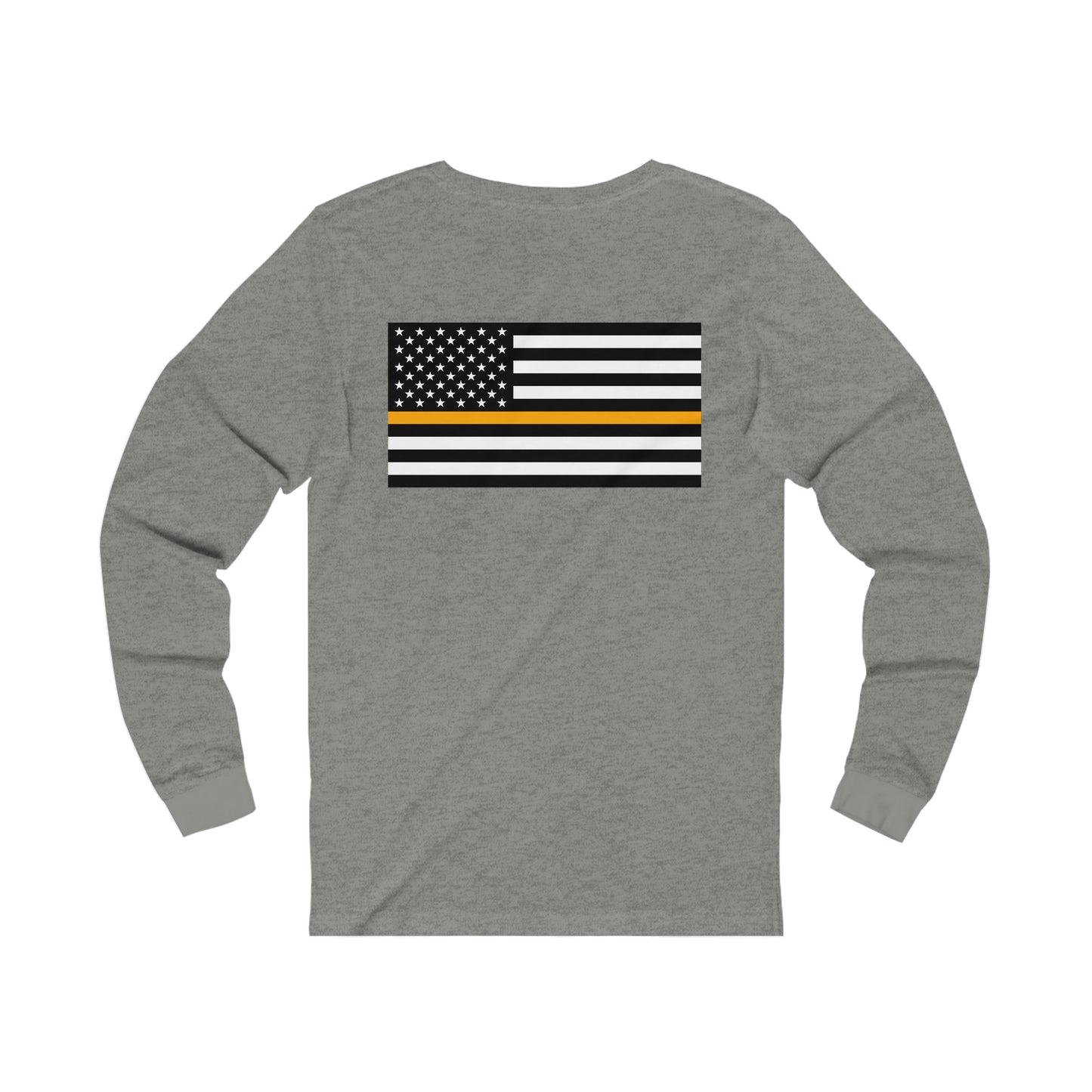 Standard Collection (Thin Orange Line) - Unisex Jersey Long Sleeve Tee