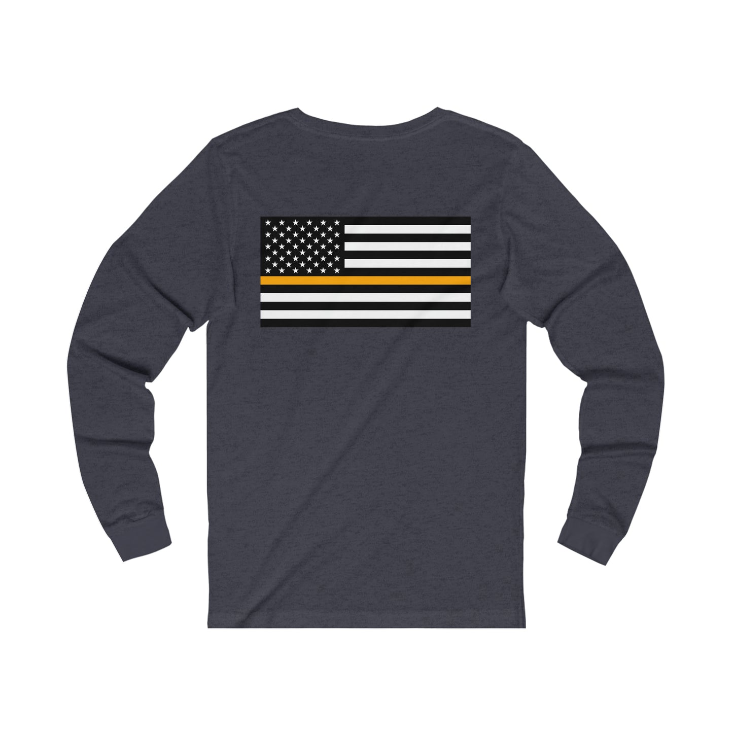 Standard Collection (Thin Orange Line) - Unisex Jersey Long Sleeve Tee