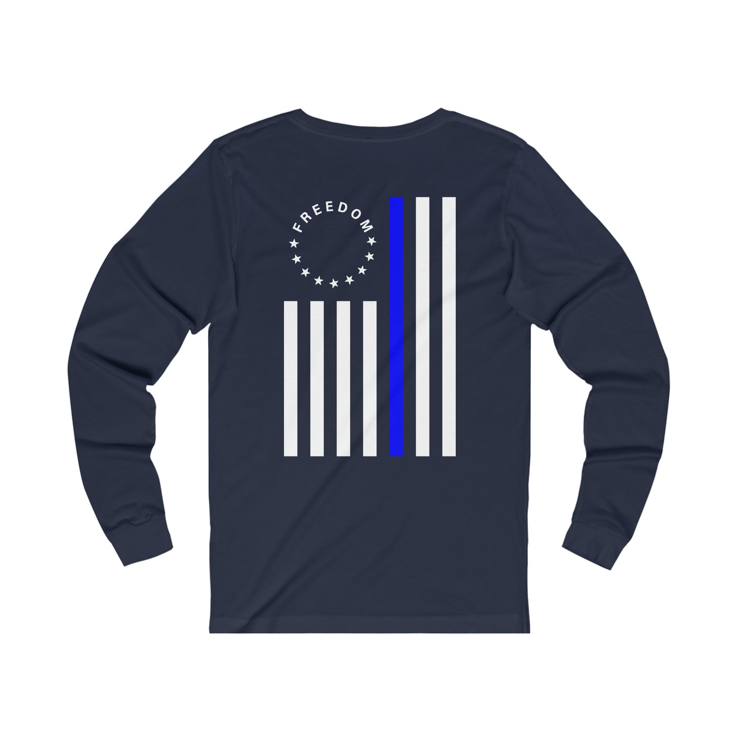 Freedom Collection (Thin Blue Line) - Unisex Jersey Long Sleeve Tee