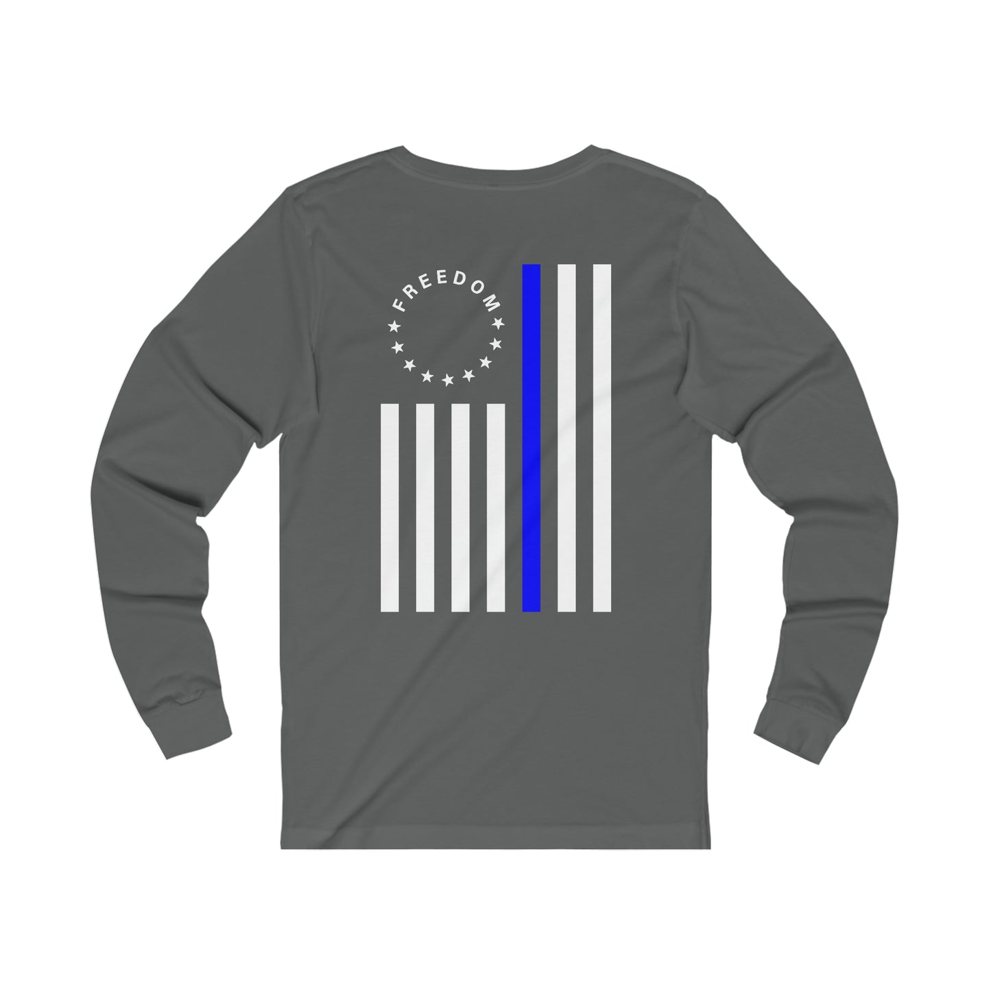 Freedom Collection (Thin Blue Line) - Unisex Jersey Long Sleeve Tee