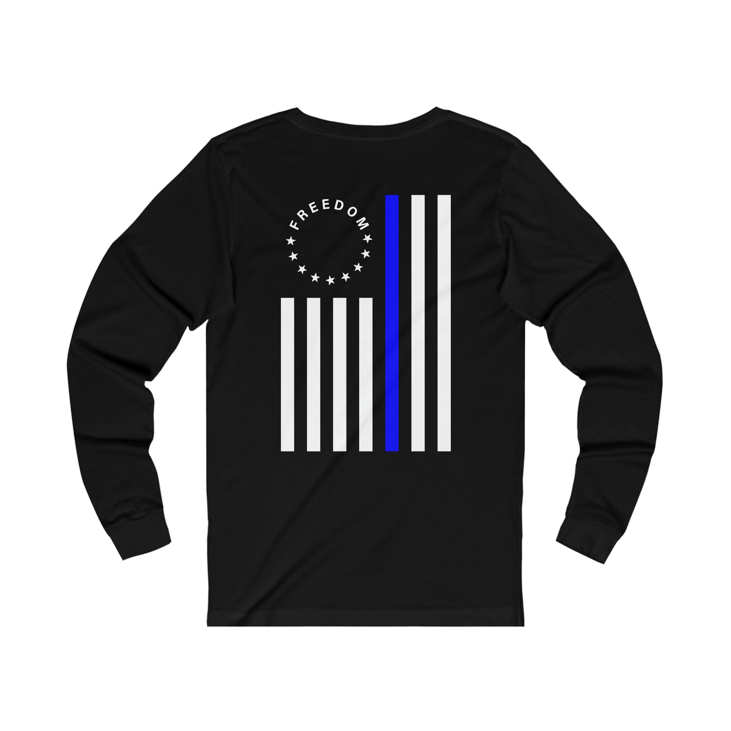 Freedom Collection (Thin Blue Line) - Unisex Jersey Long Sleeve Tee