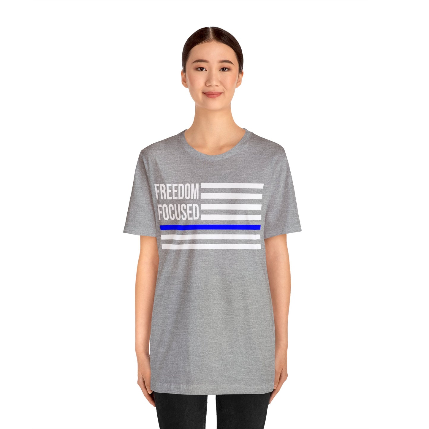 Freedom Collection (Thin Blue Line) - Unisex Fuser T-shirt