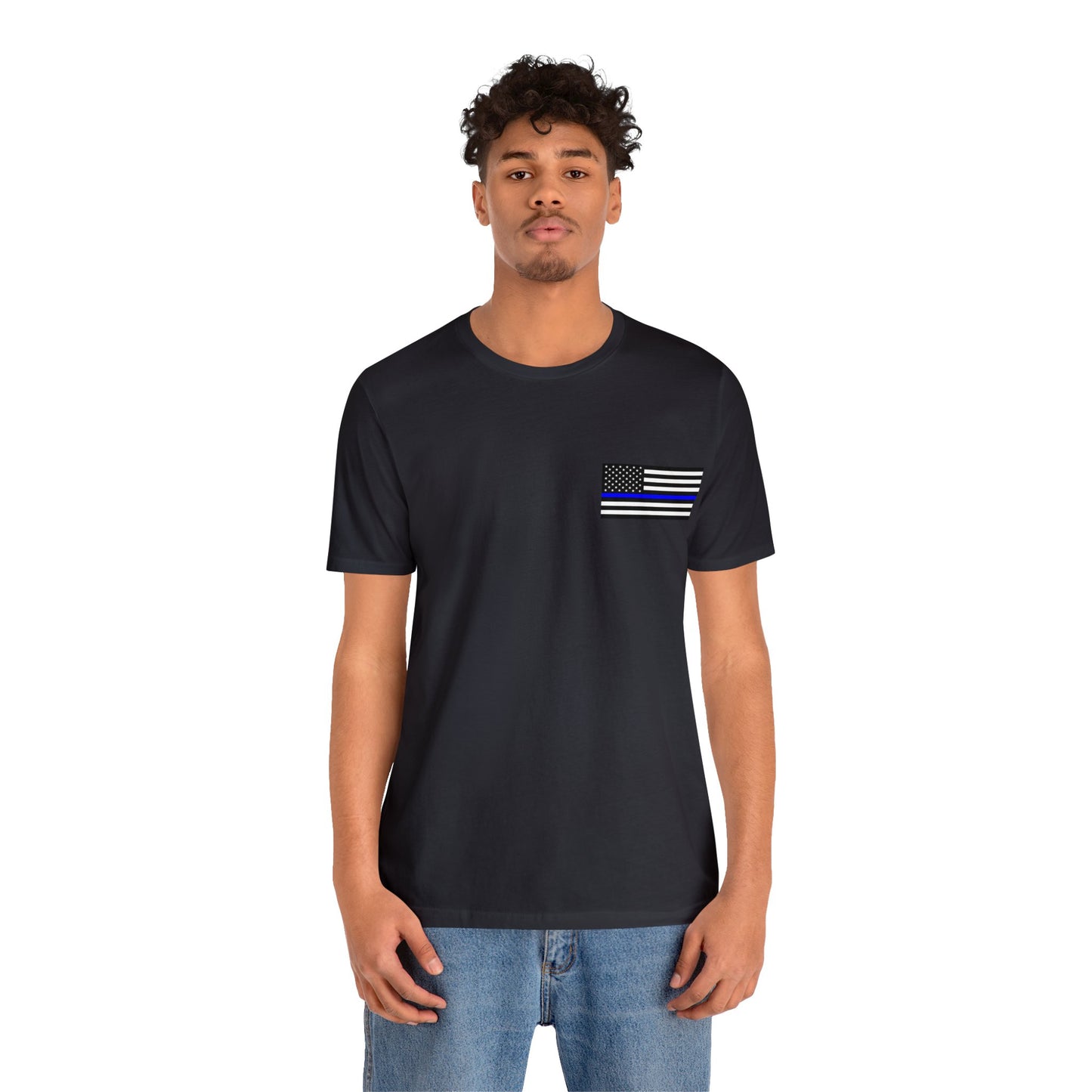 Standard Collection (Thin Blue Line) - Unisex Fuser T-shirt