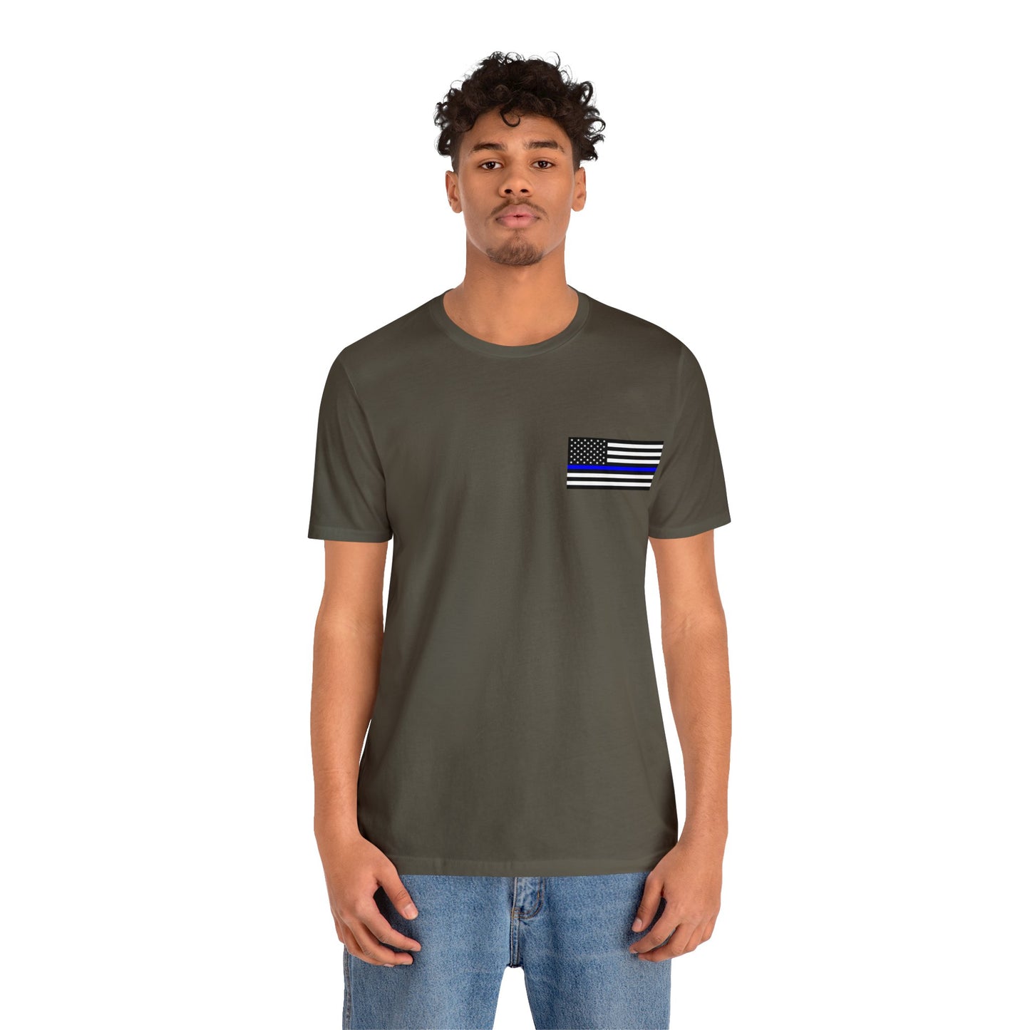 Standard Collection (Thin Blue Line) - Unisex Fuser T-shirt