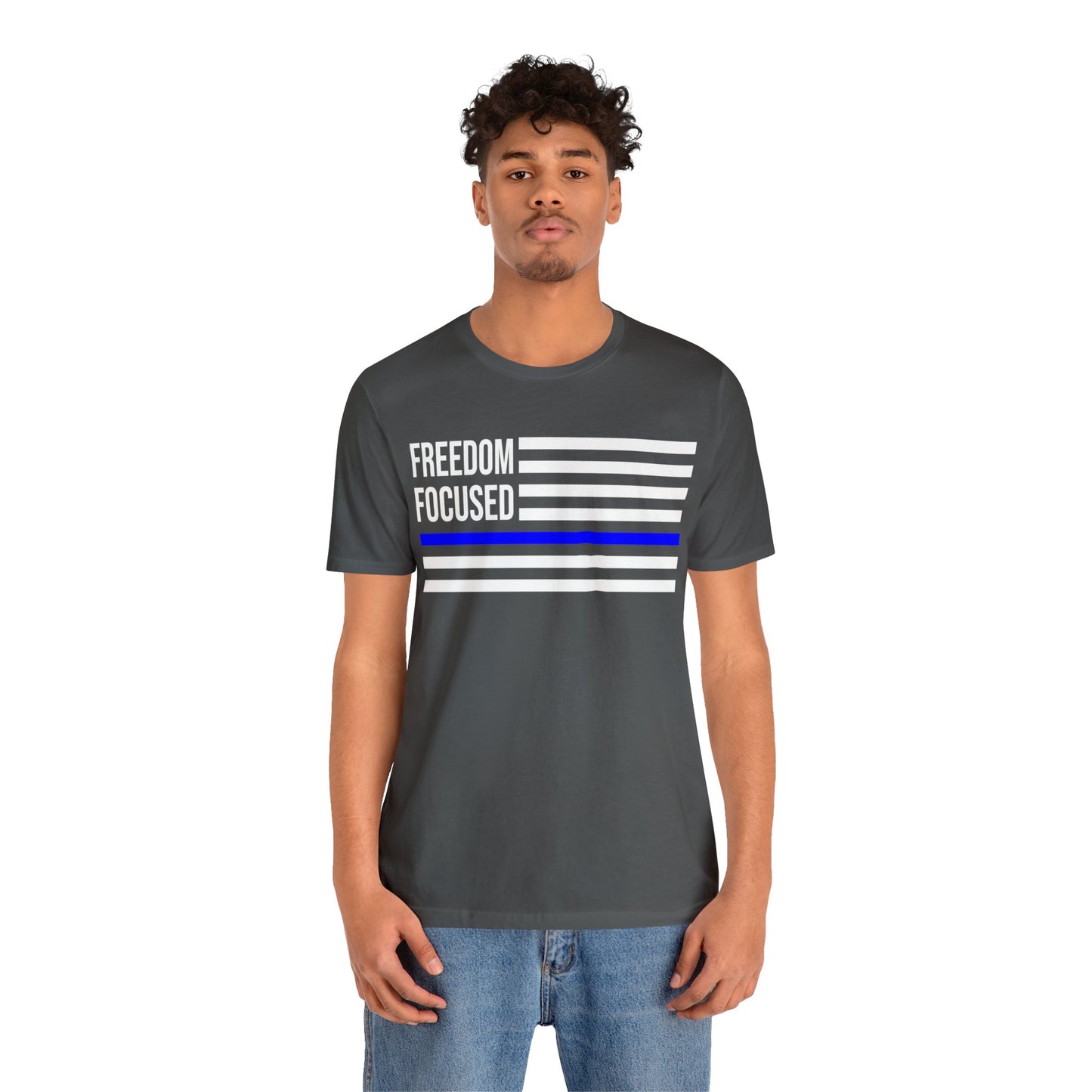 Freedom Collection (Thin Blue Line) - Unisex Fuser T-shirt