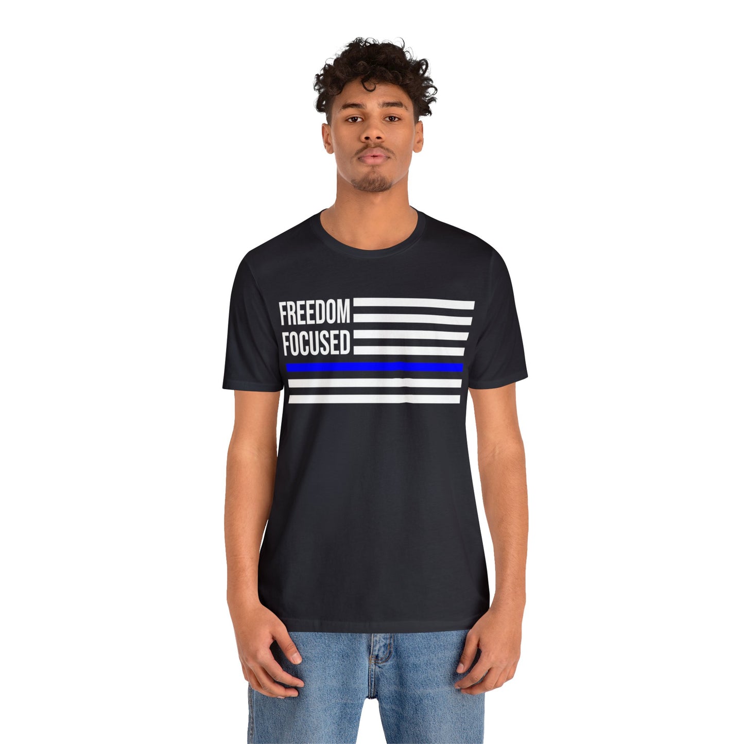 Freedom Collection (Thin Blue Line) - Unisex Fuser T-shirt
