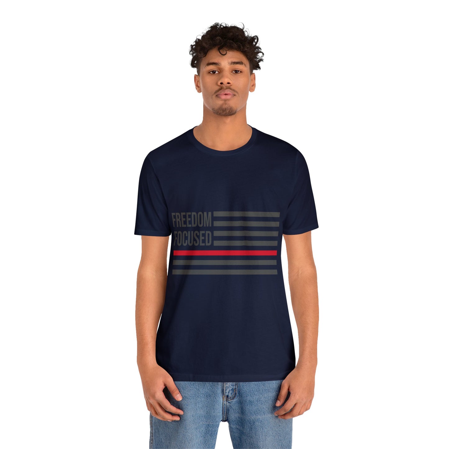 Freedom Collection (Thin Red Line) - Unisex Jersey Short Sleeve