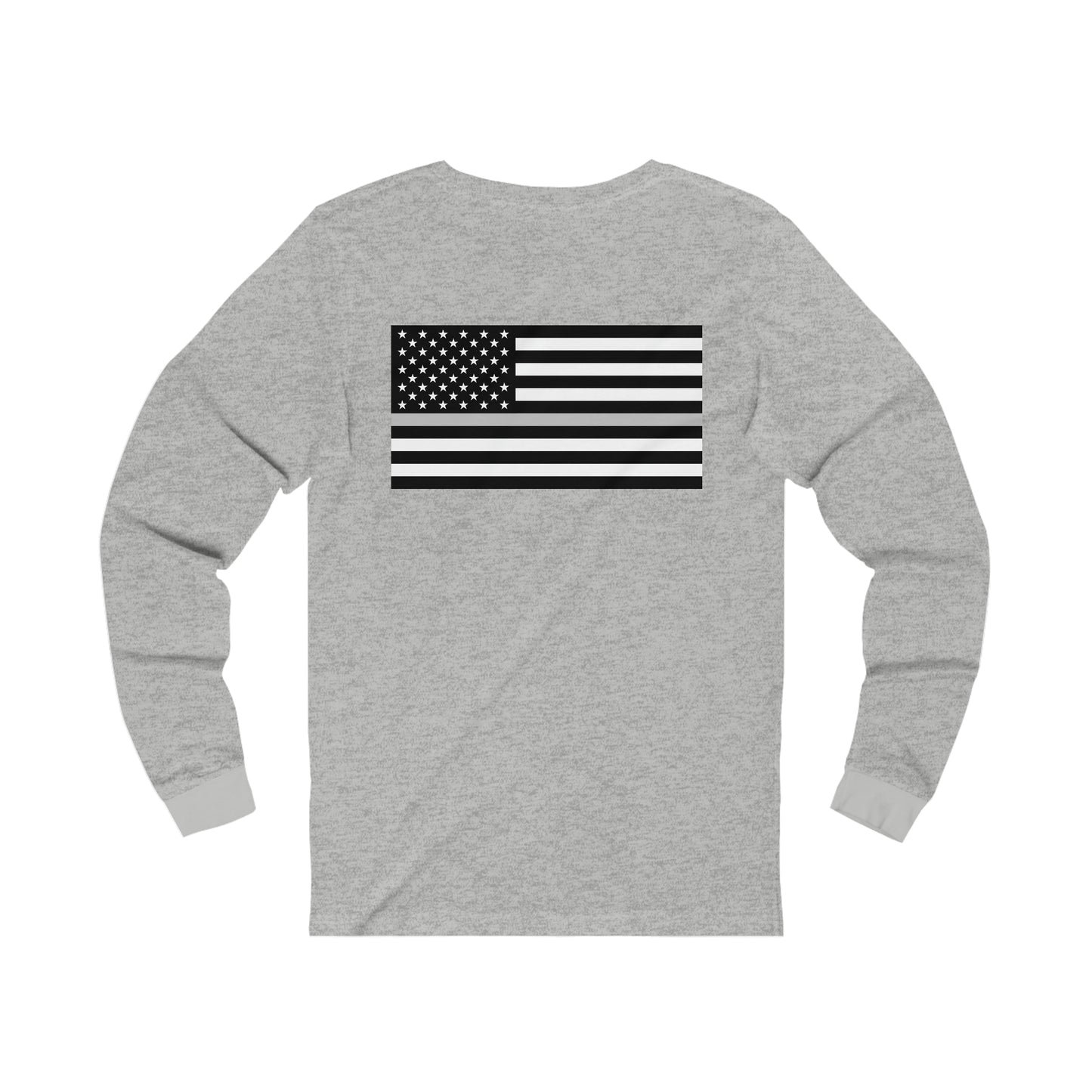 Standard Collection (Thin Silver Line) - Unisex Jersey Long Sleeve Tee