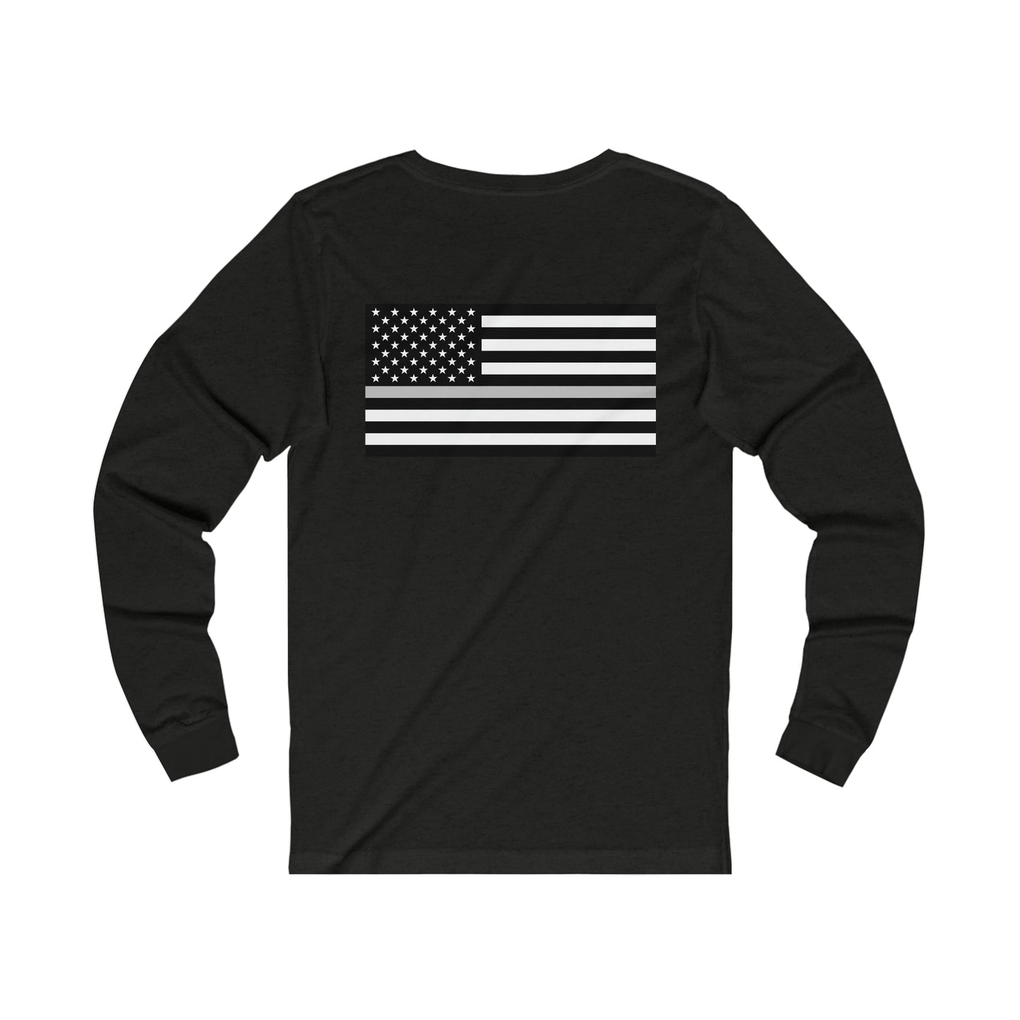 Standard Collection (Thin Silver Line) - Unisex Jersey Long Sleeve Tee