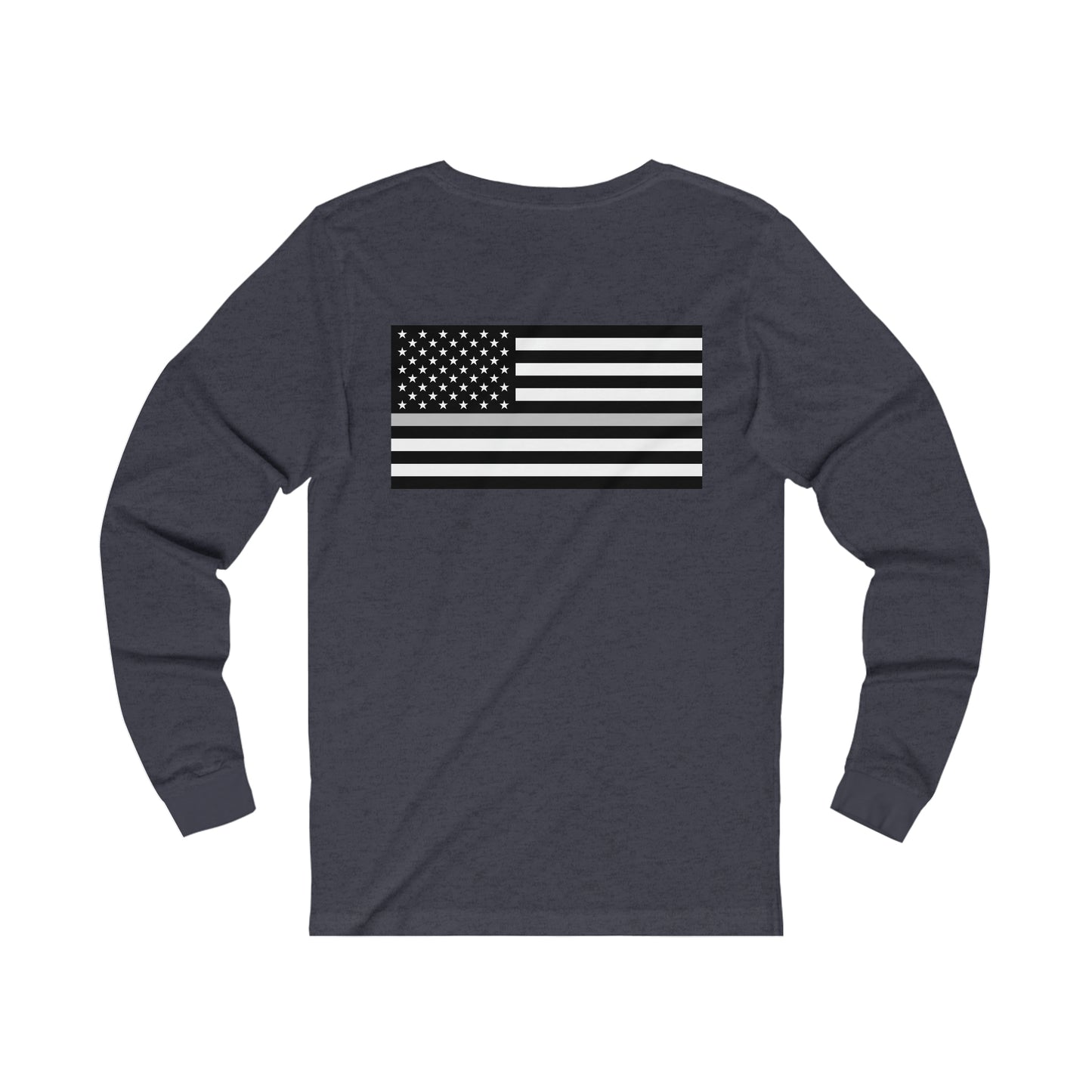 Standard Collection (Thin Silver Line) - Unisex Jersey Long Sleeve Tee