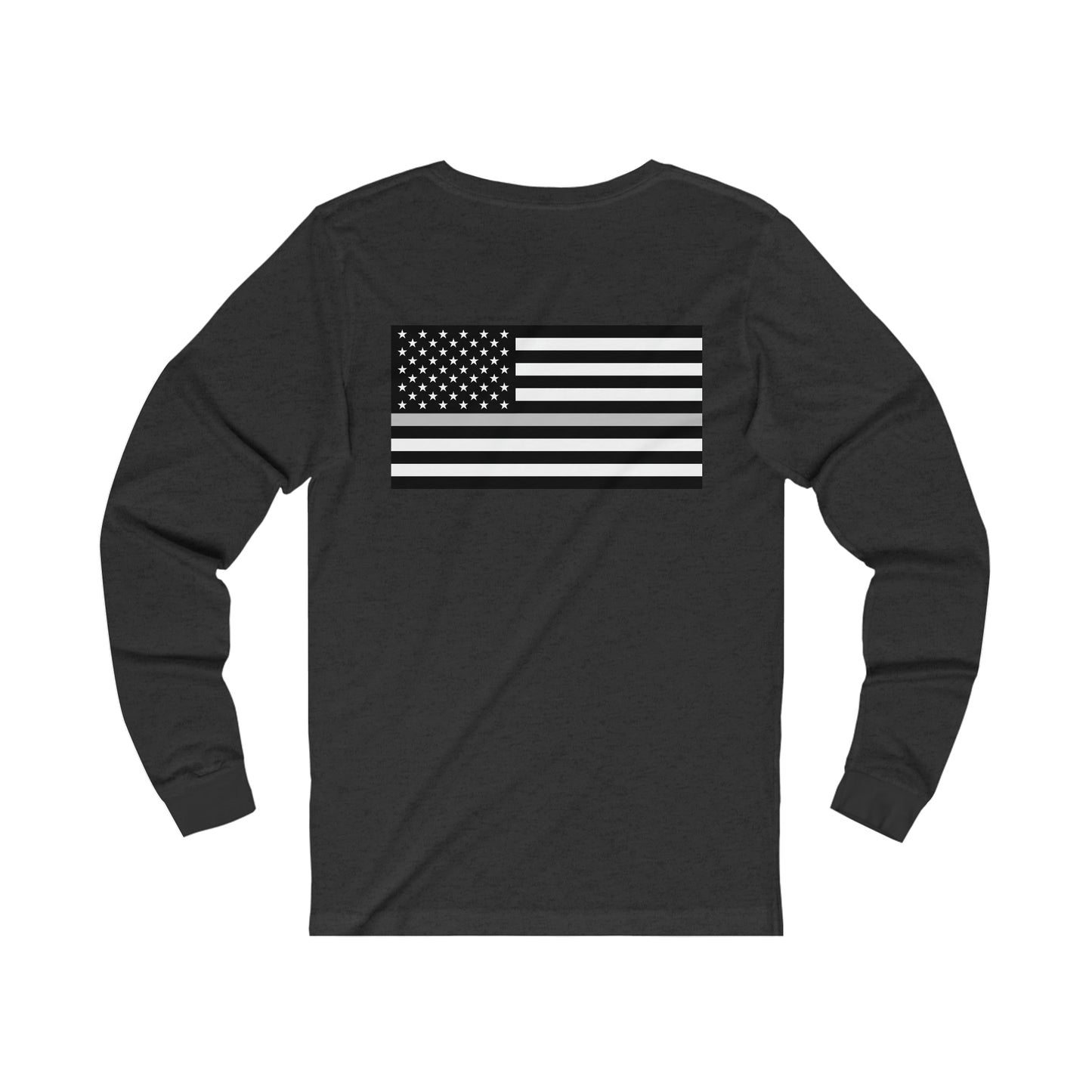 Standard Collection (Thin Silver Line) - Unisex Jersey Long Sleeve Tee
