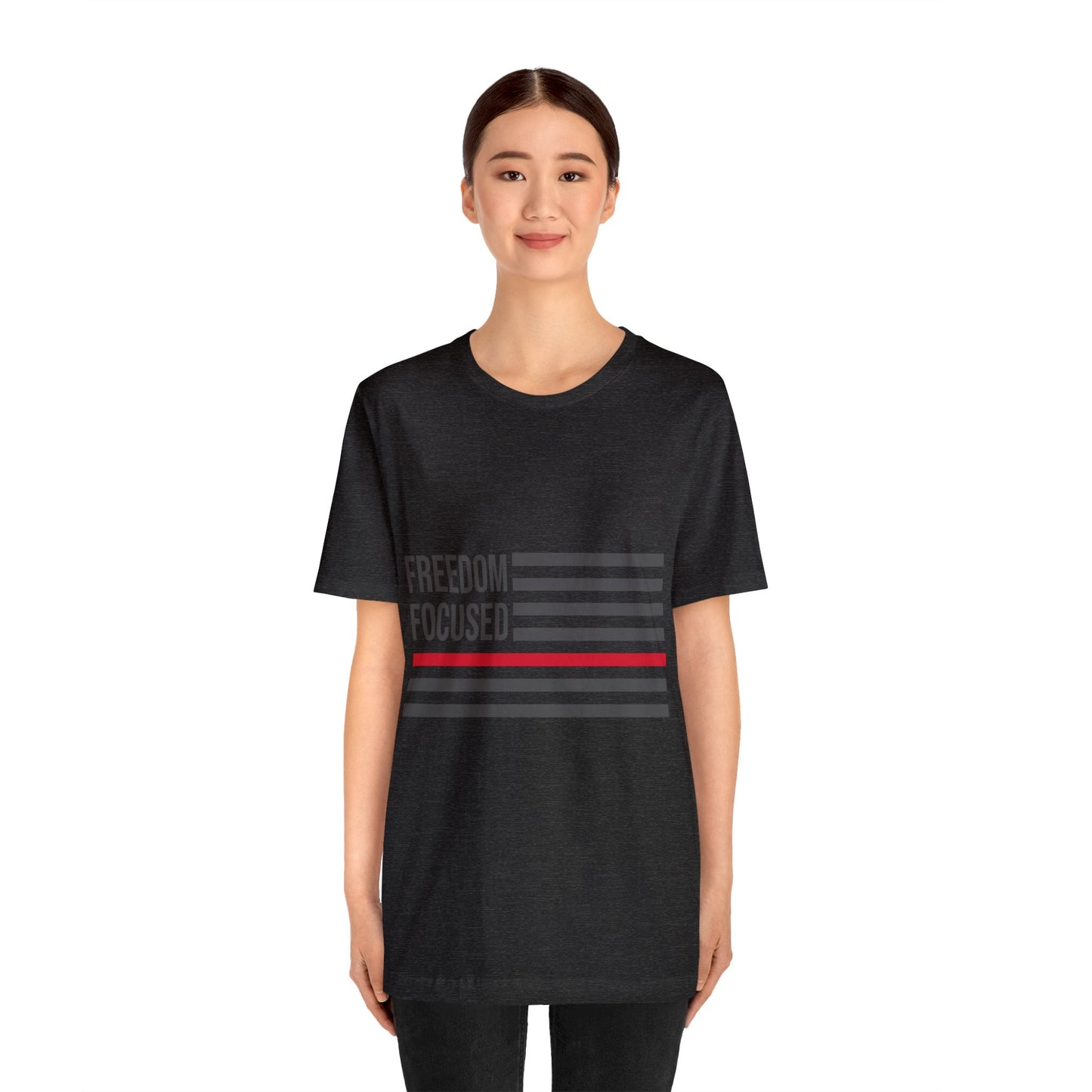 Freedom Collection (Thin Red Line) - Unisex Jersey Short Sleeve
