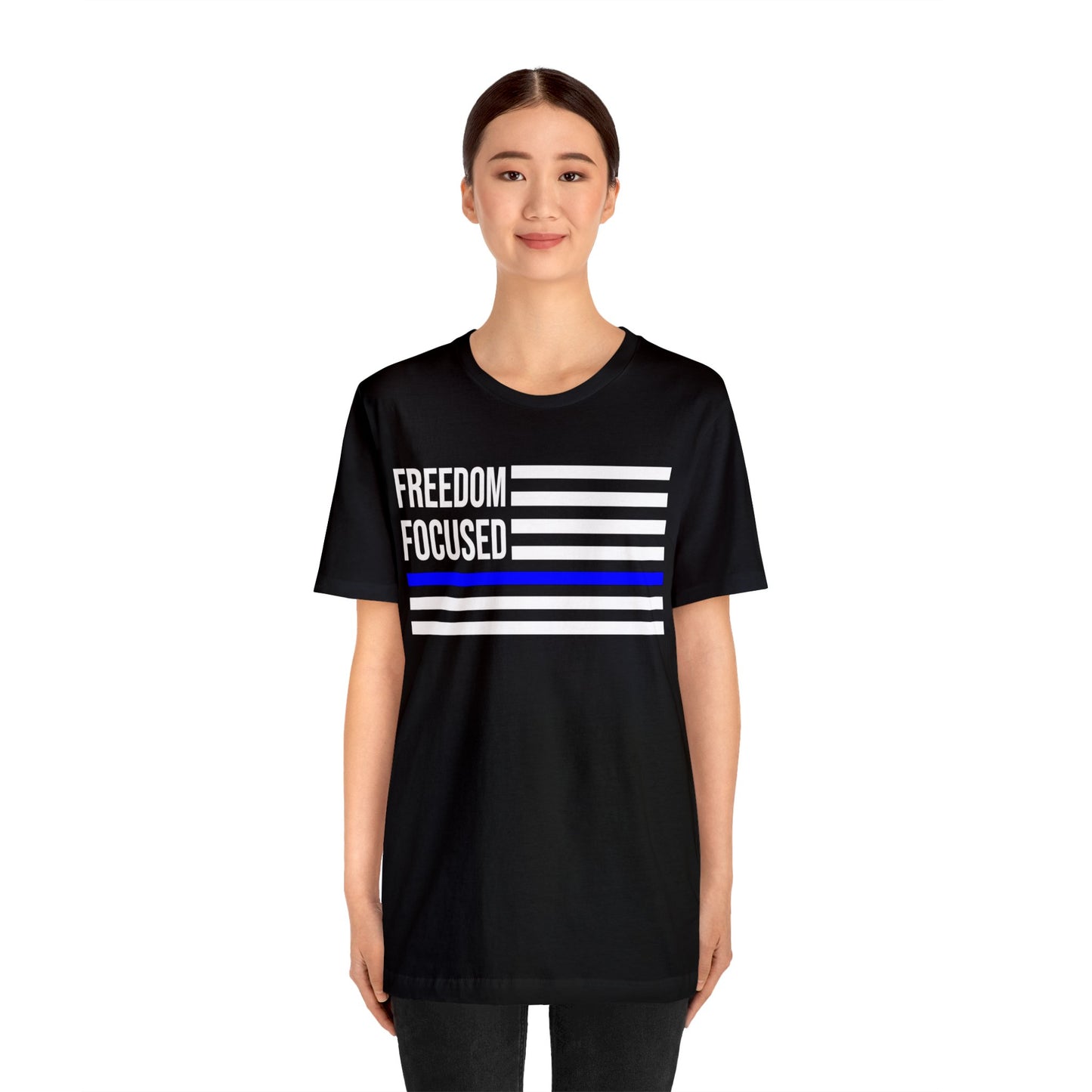 Freedom Collection (Thin Blue Line) - Unisex Fuser T-shirt