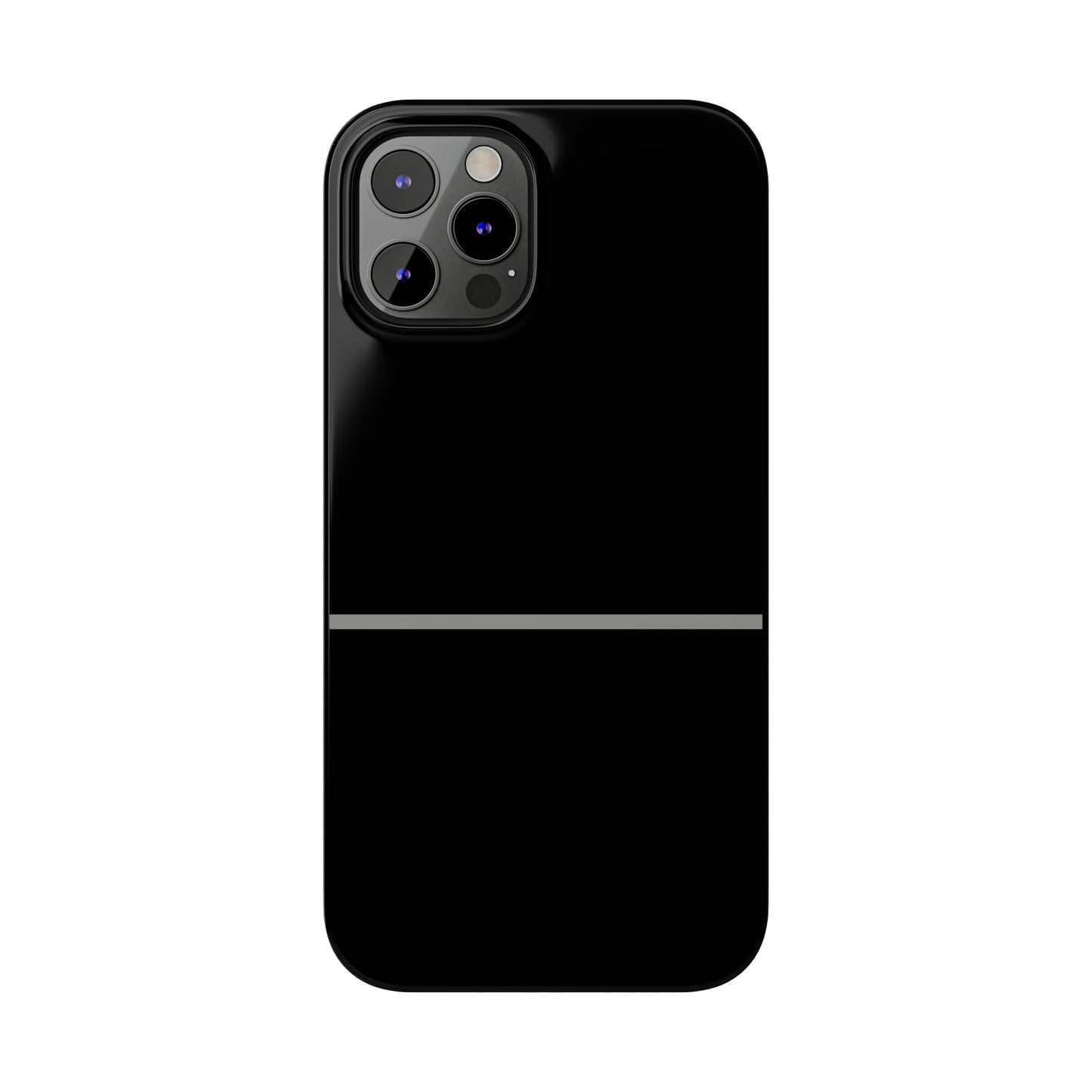 Thin Line Collection (Thin Silver Line) - iPhone Cases