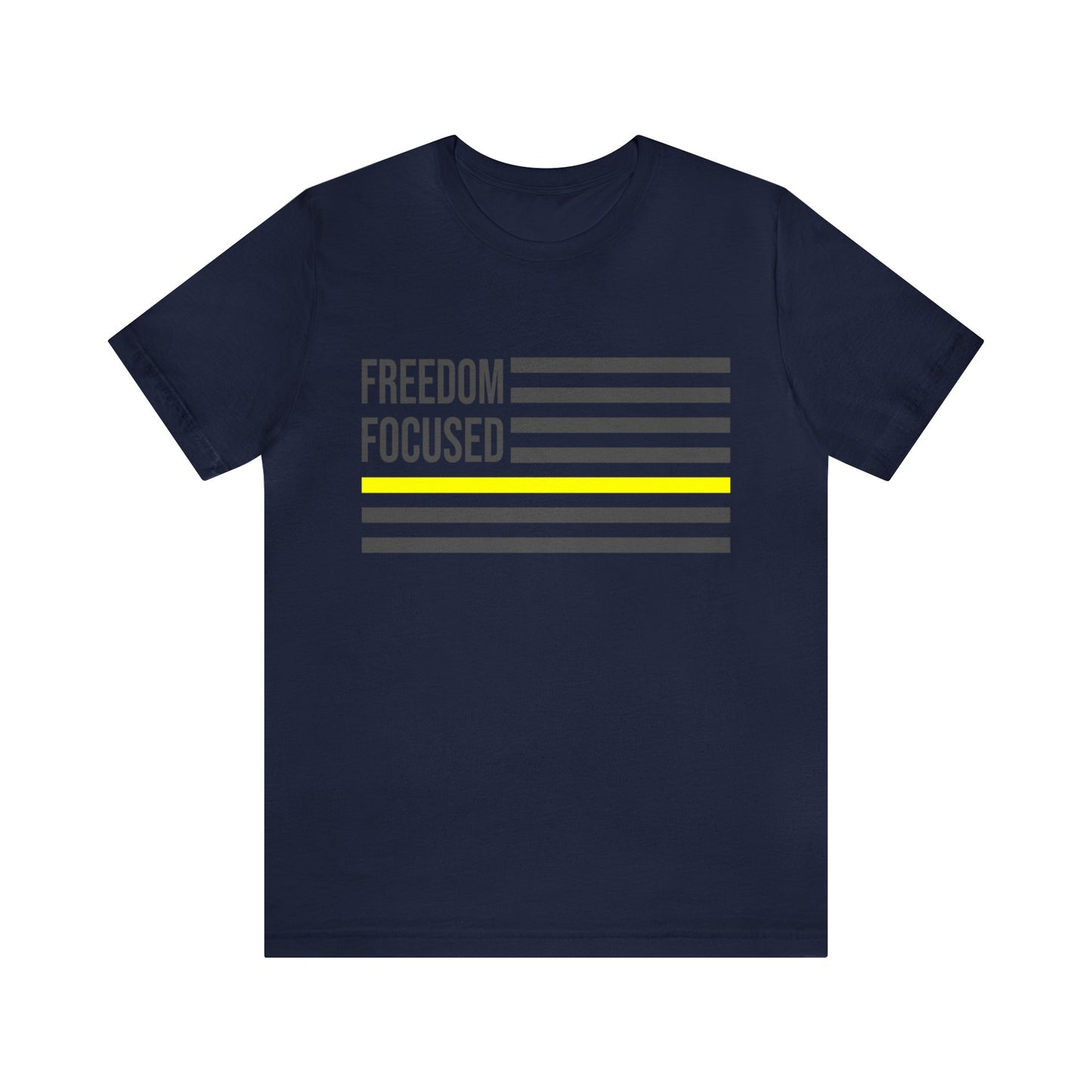 Freedom Collection (Thin Yellow Line) - Unisex Jersey Short Sleeve