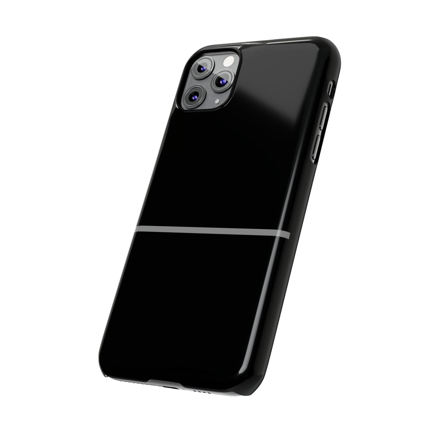 Thin Line Collection (Thin Silver Line) - iPhone Cases