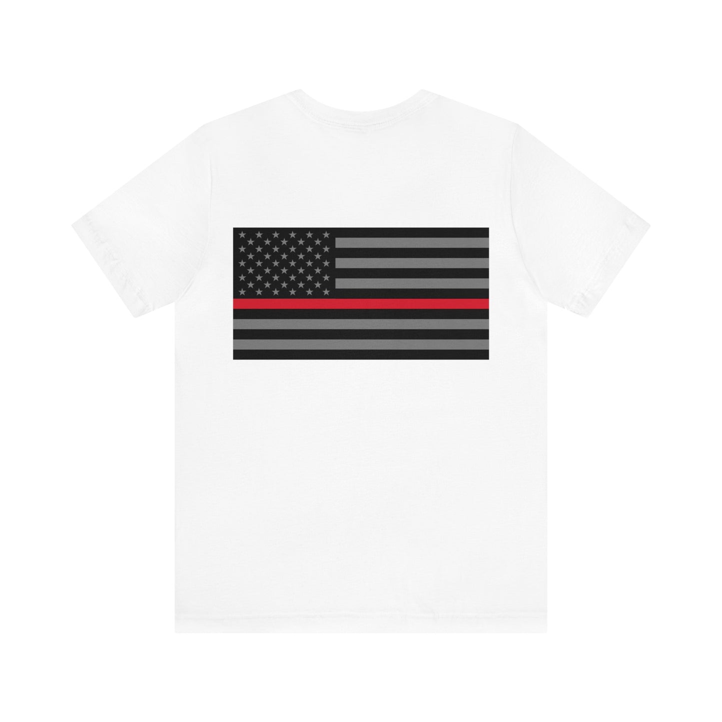 Never Forget Collection (Thin Red Line) - Unisex Fuser T-shirt