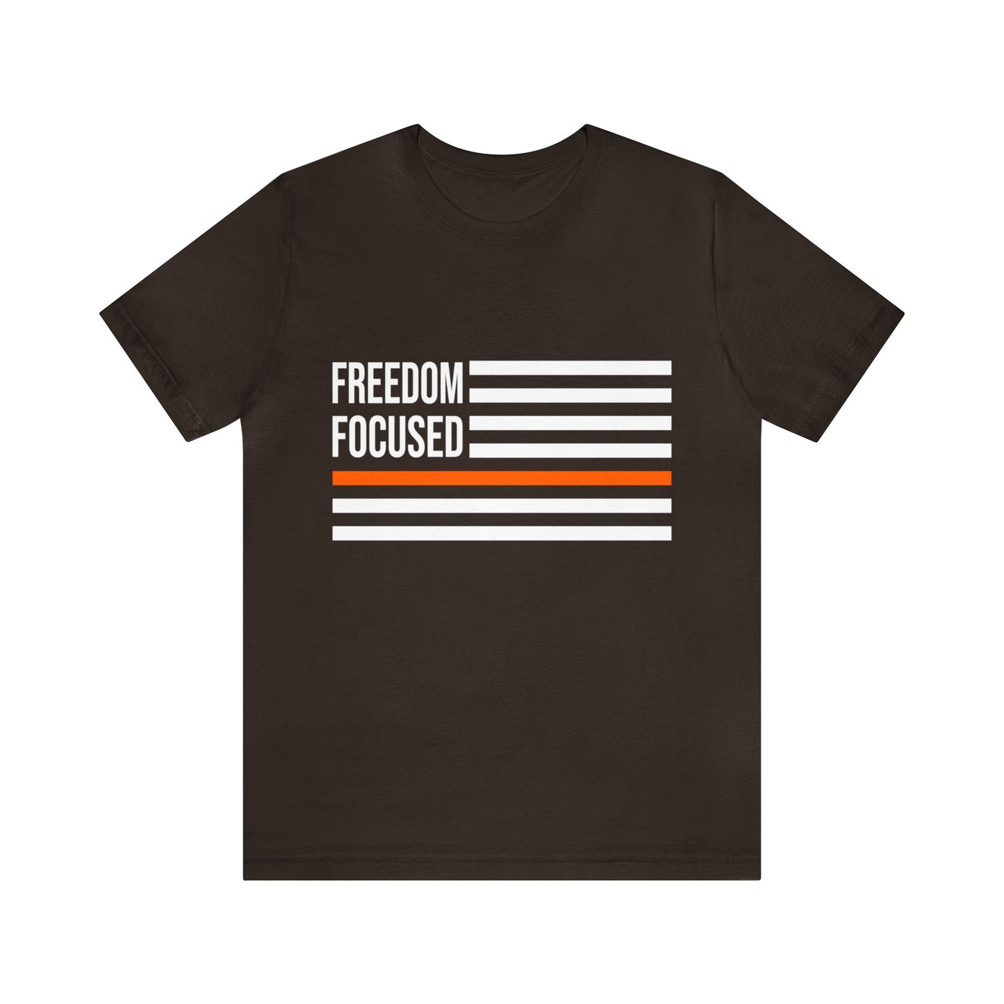 Freedom Collection (Thin Orange Line) - Unisex Fuser T-shirt