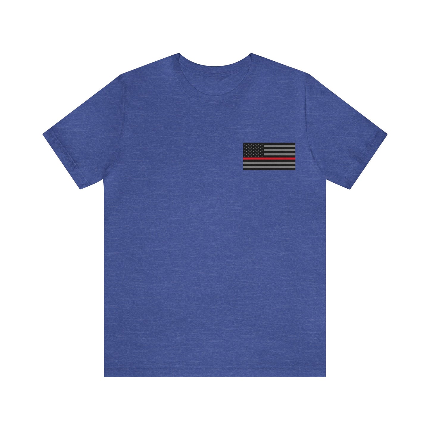 Never Forget Collection (Thin Red Line) - Unisex Fuser T-shirt