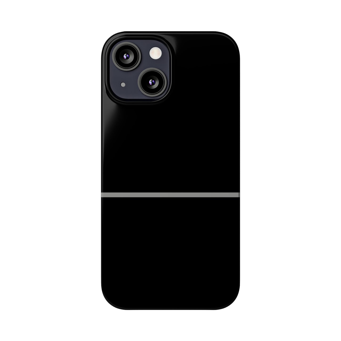 Thin Line Collection (Thin Silver Line) - iPhone Cases