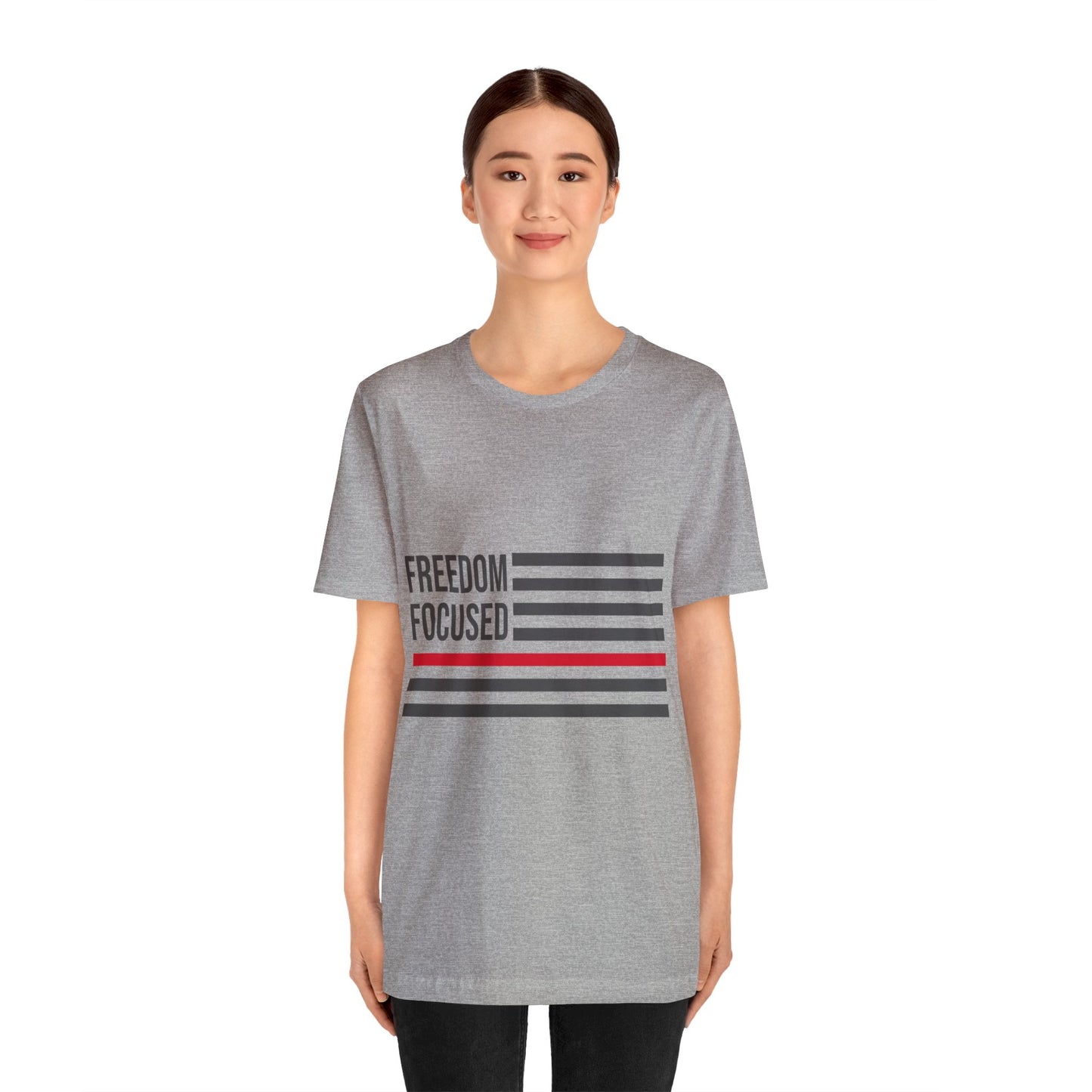 Freedom Collection (Thin Red Line) - Unisex Jersey Short Sleeve