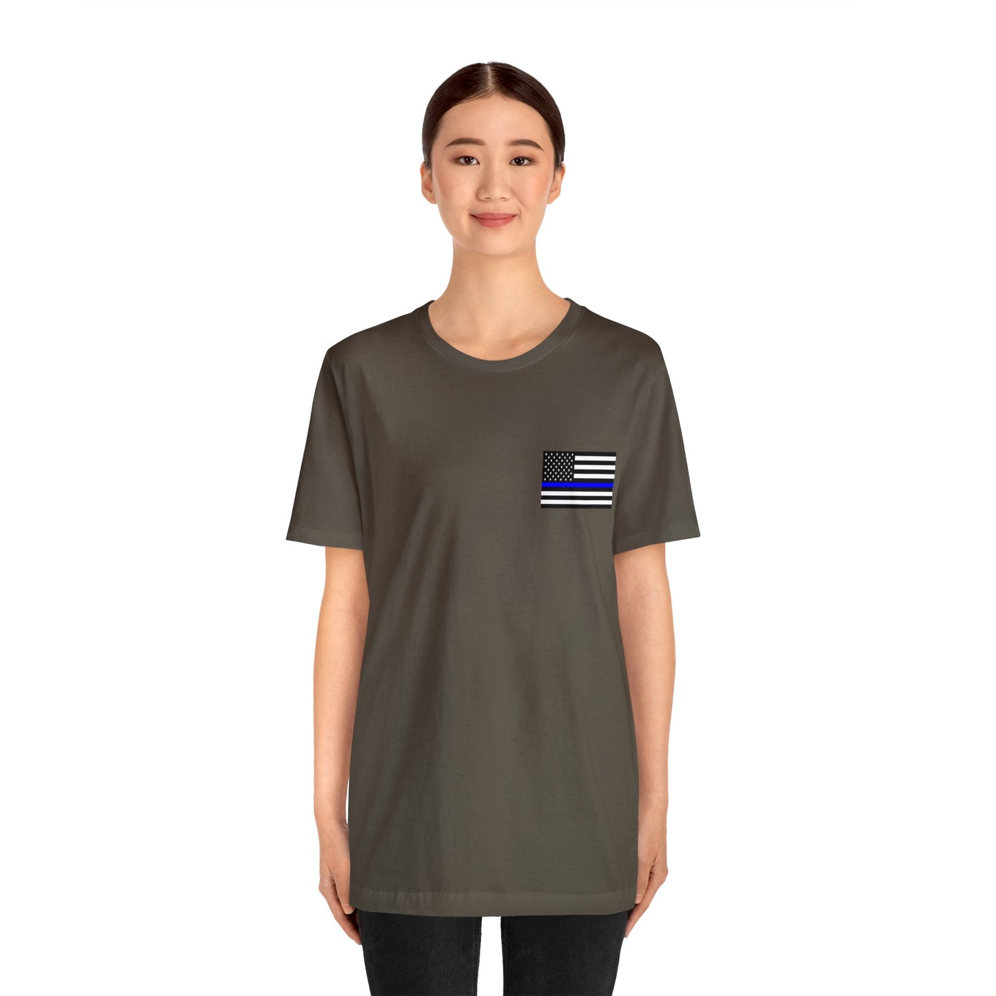 Standard Collection (Thin Blue Line) - Unisex Fuser T-shirt