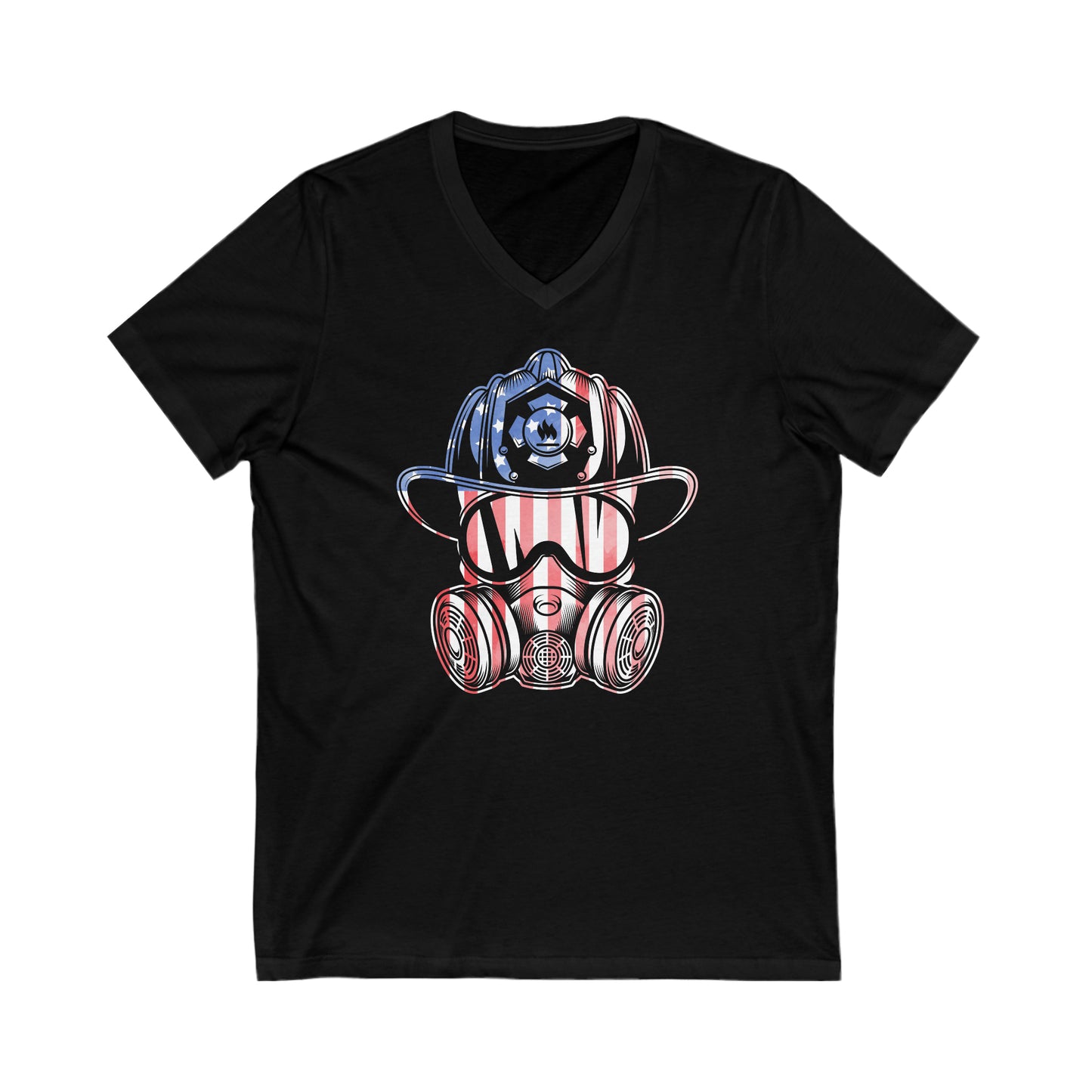 Unisex Jersey Short Sleeve V-Neck Tee
