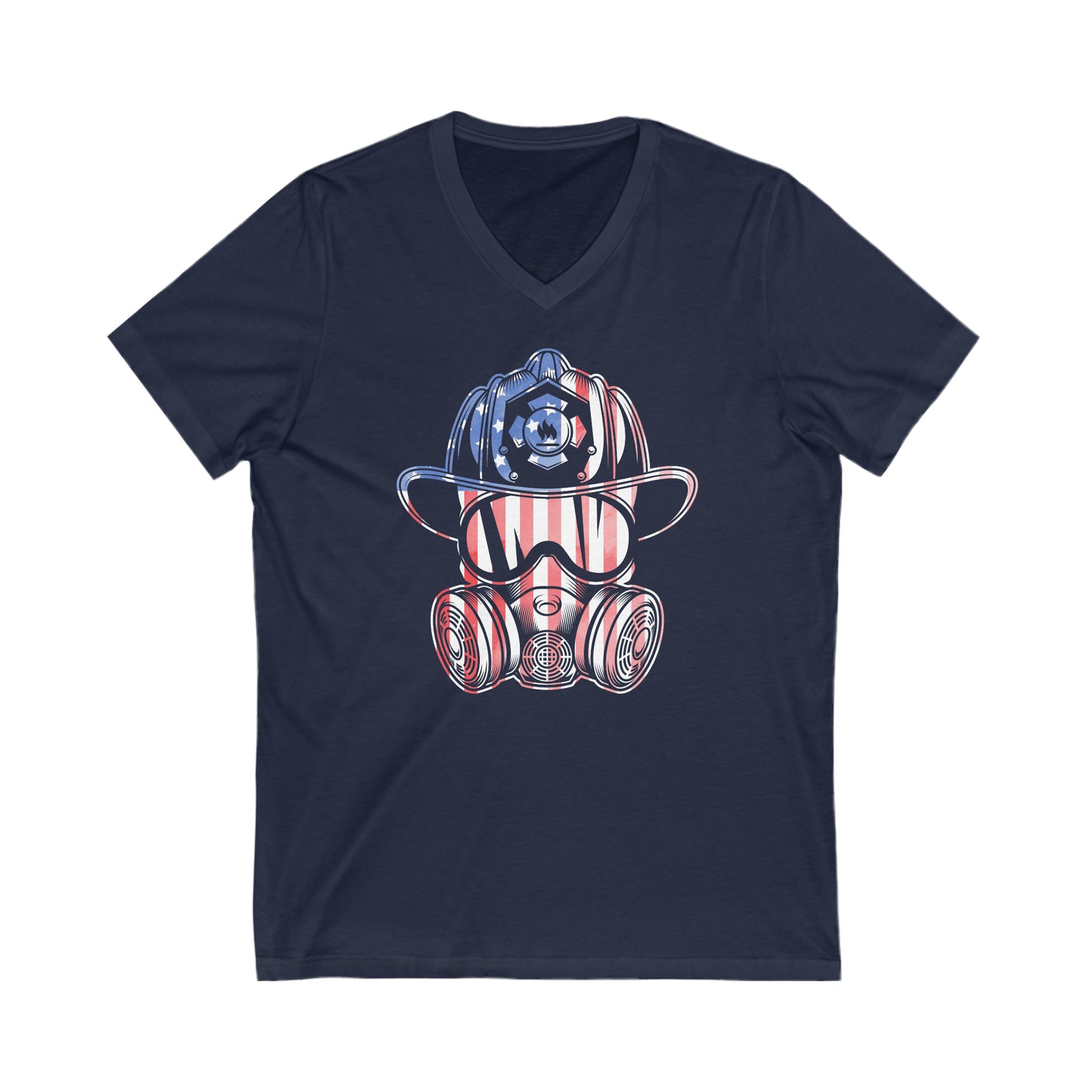 Unisex Jersey Short Sleeve V-Neck Tee