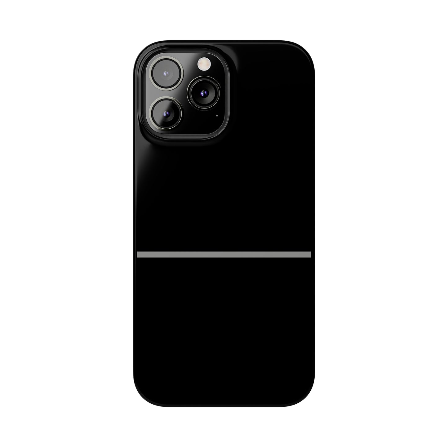 Thin Line Collection (Thin Silver Line) - iPhone Cases