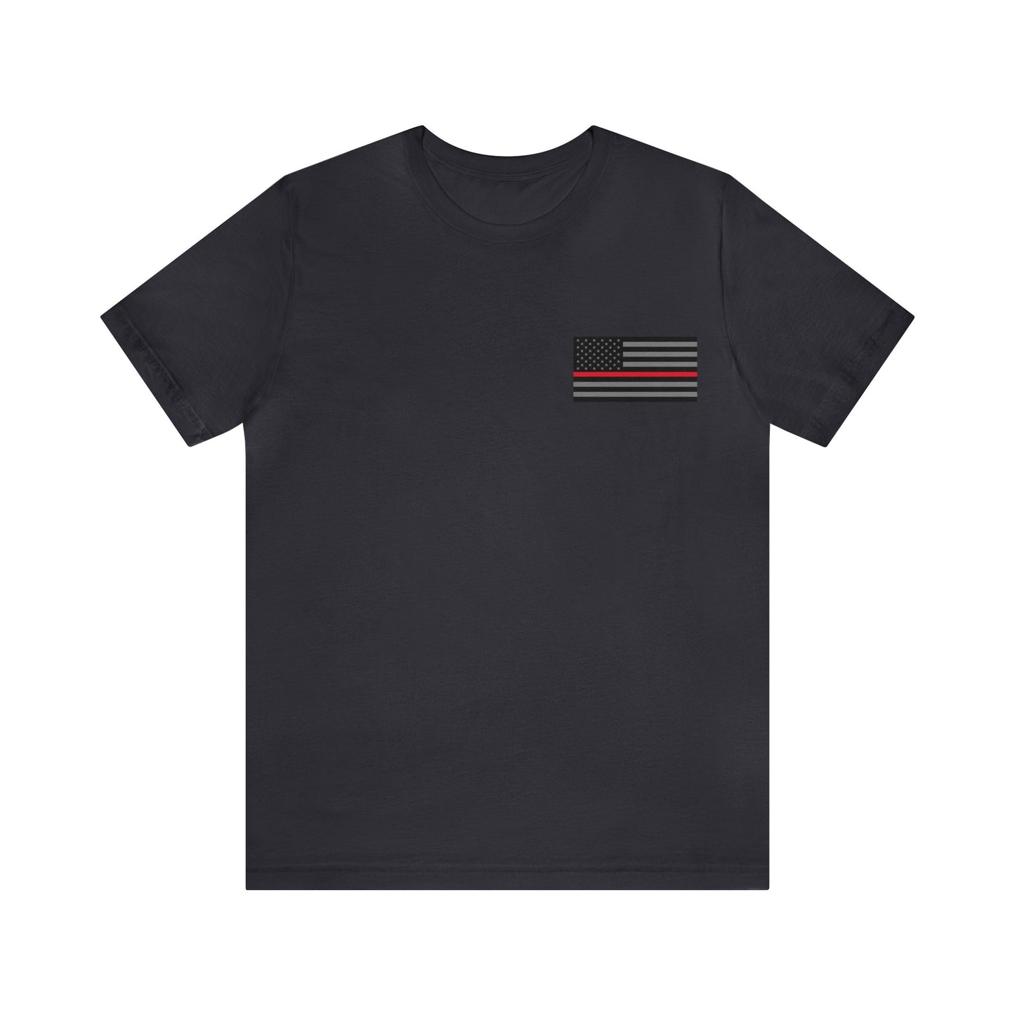 Never Forget Collection (Thin Red Line) - Unisex Fuser T-shirt