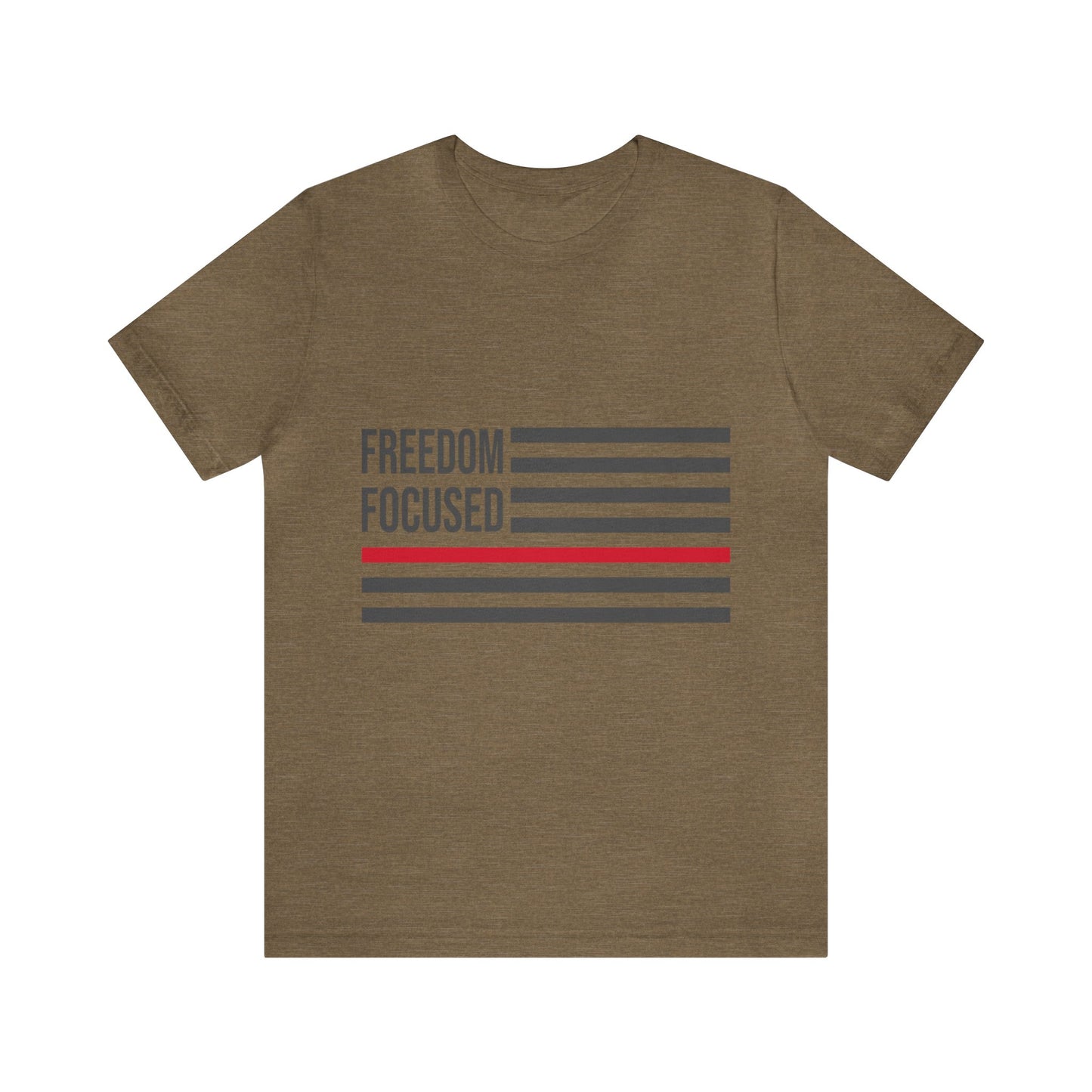 Freedom Collection (Thin Red Line) - Unisex Jersey Short Sleeve