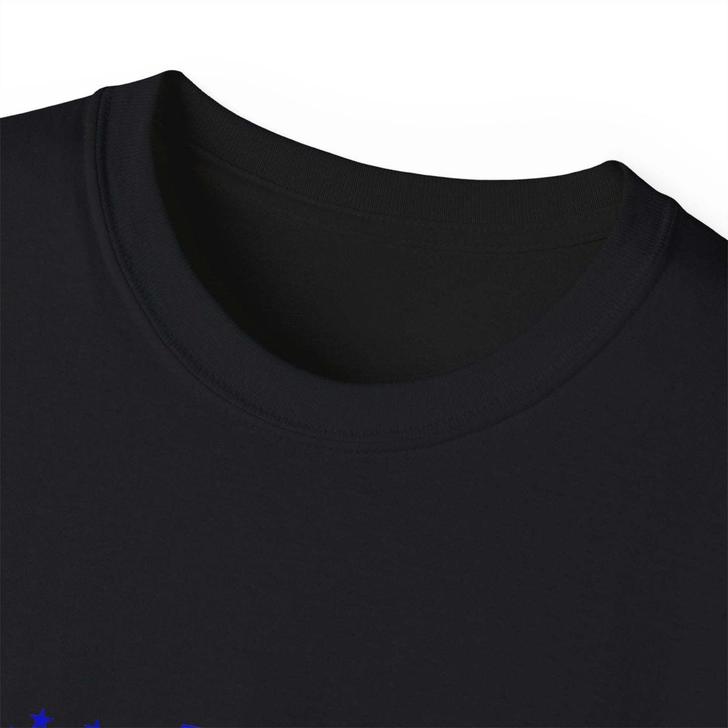 Ultra Cotton Tee - Thin Blue & White Line