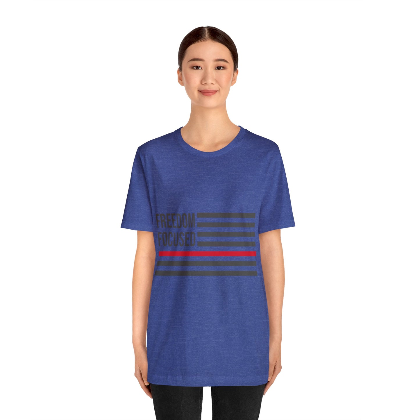Freedom Collection (Thin Red Line) - Unisex Jersey Short Sleeve