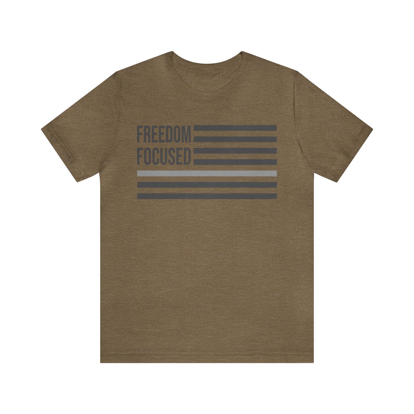 Freedom Collection (Thin Silver Line) - Unisex Jersey Short Sleeve