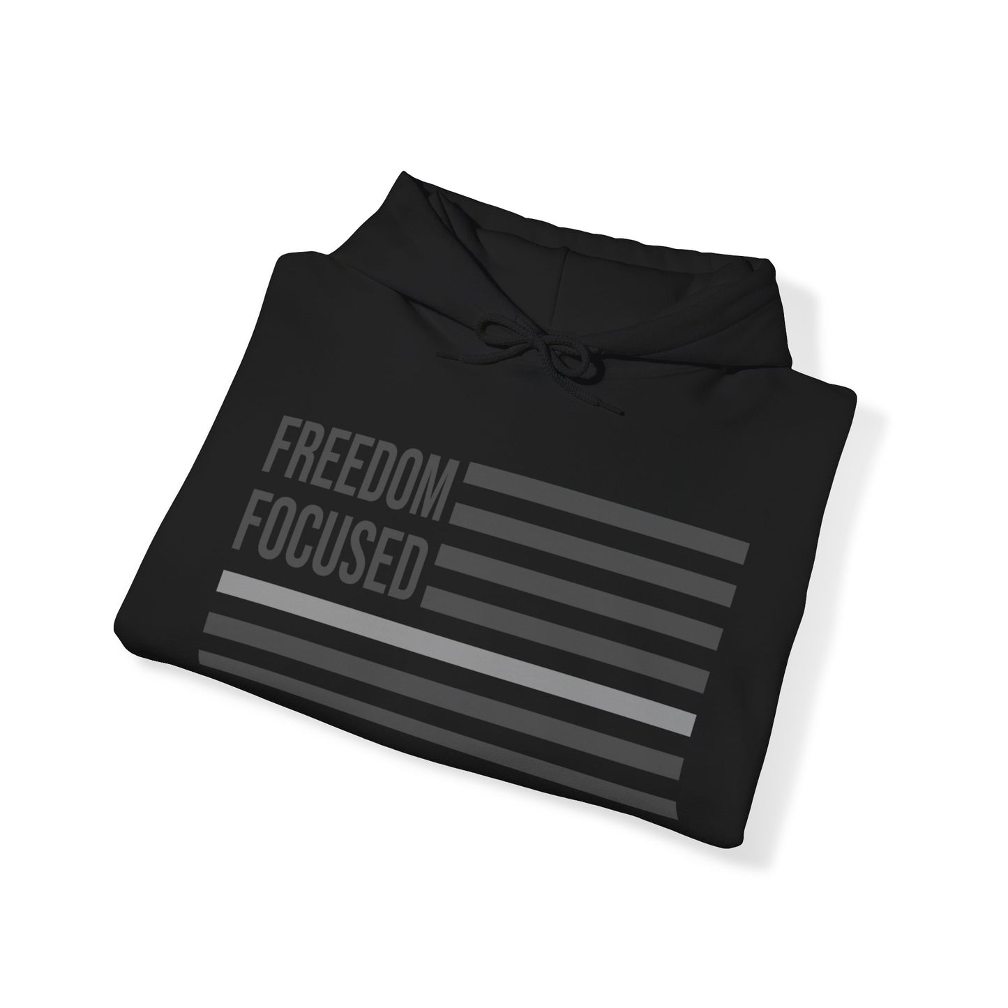 Freedom Collection (Thin Silver Line) - Unisex Heavy Blend™ Hooded Sweatshirt
