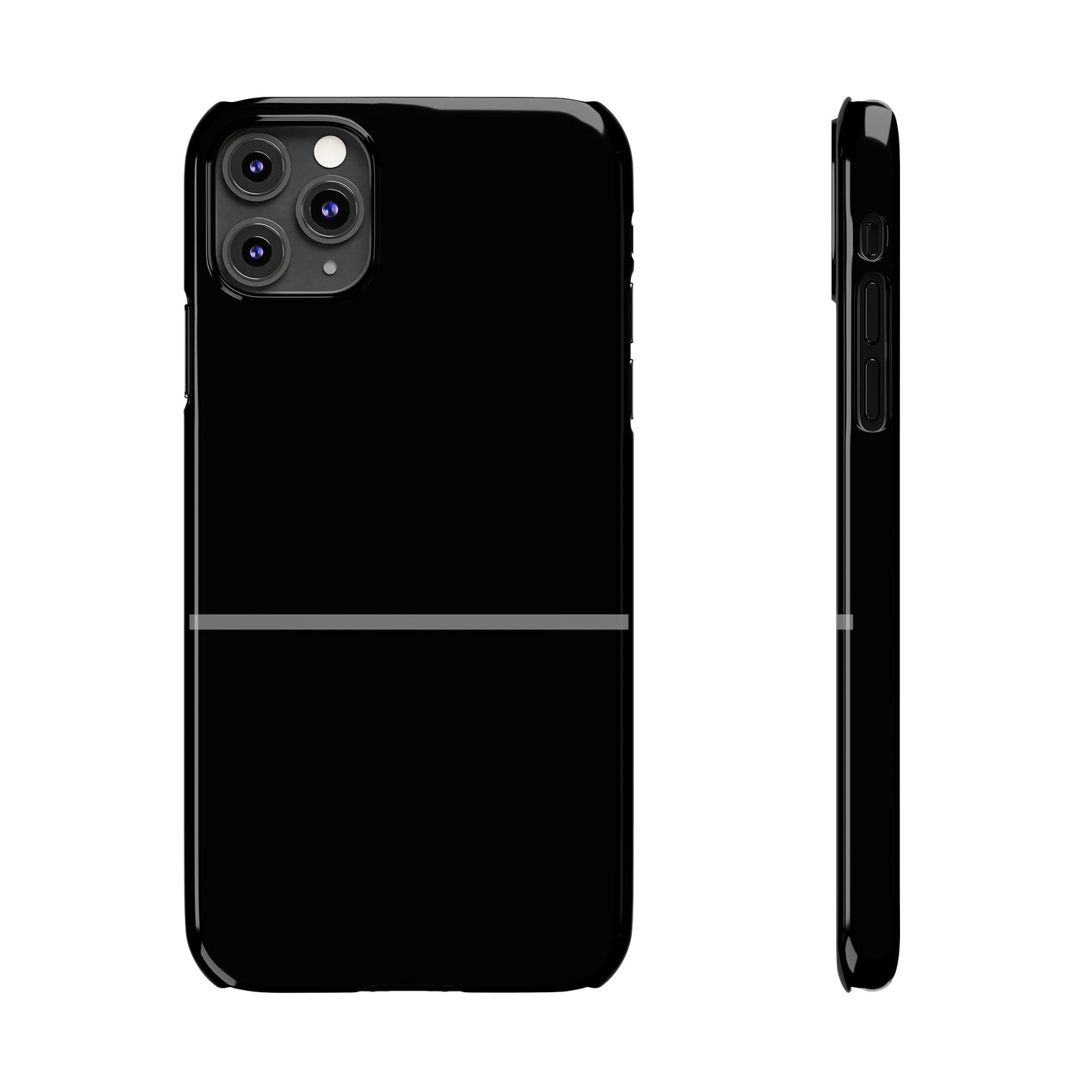 Thin Line Collection (Thin Silver Line) - iPhone Cases