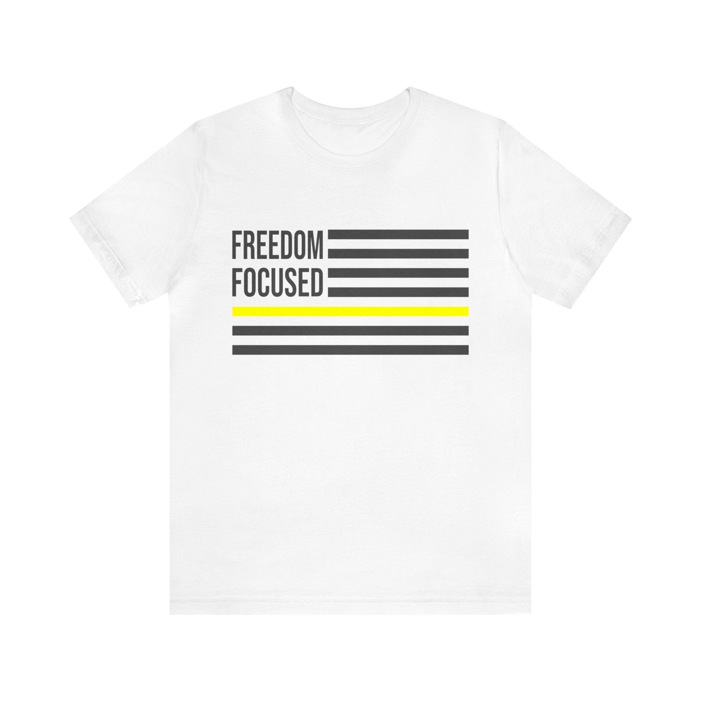Freedom Collection (Thin Yellow Line) - Unisex Jersey Short Sleeve